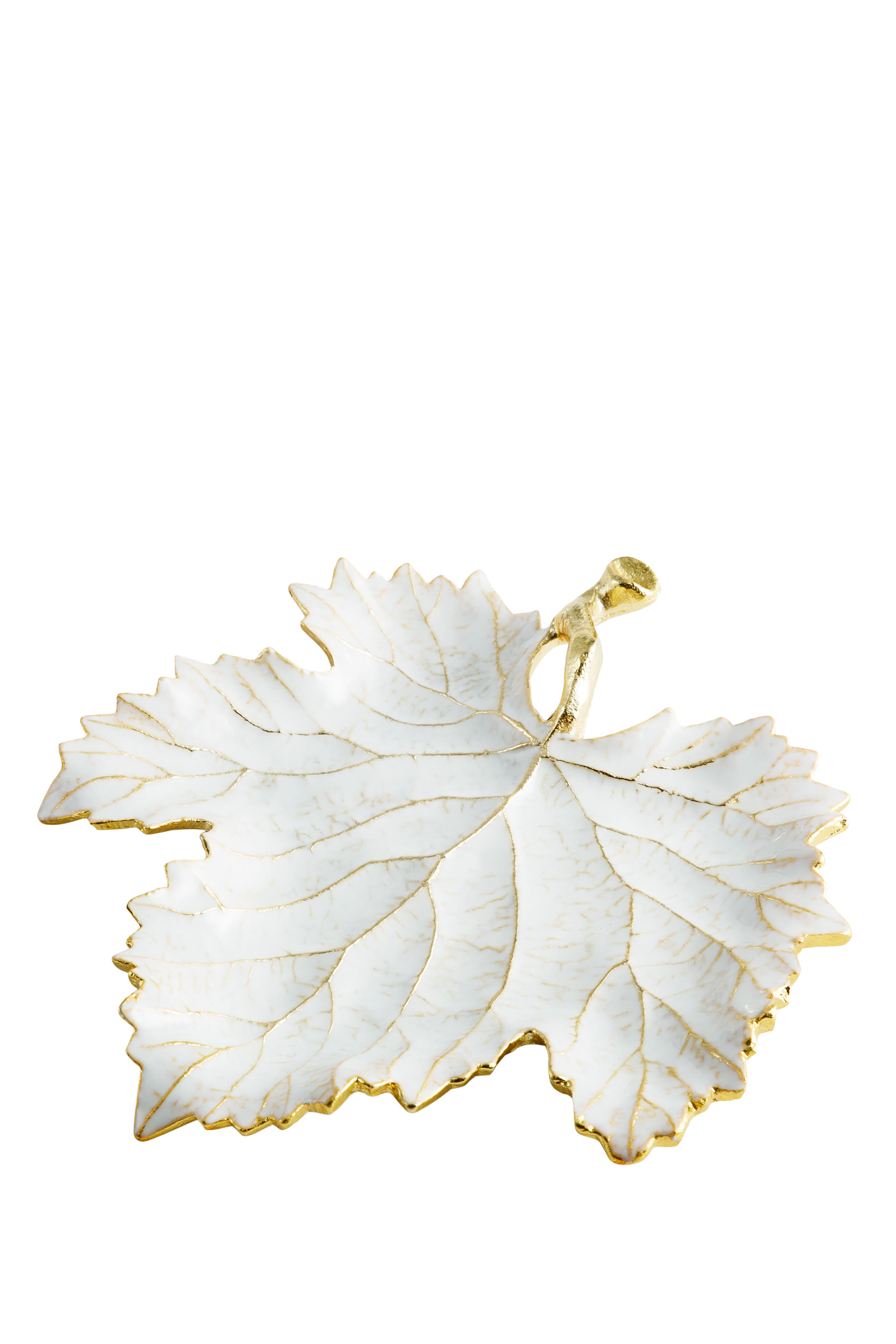 Winter Leaves Grape Leaf Dish