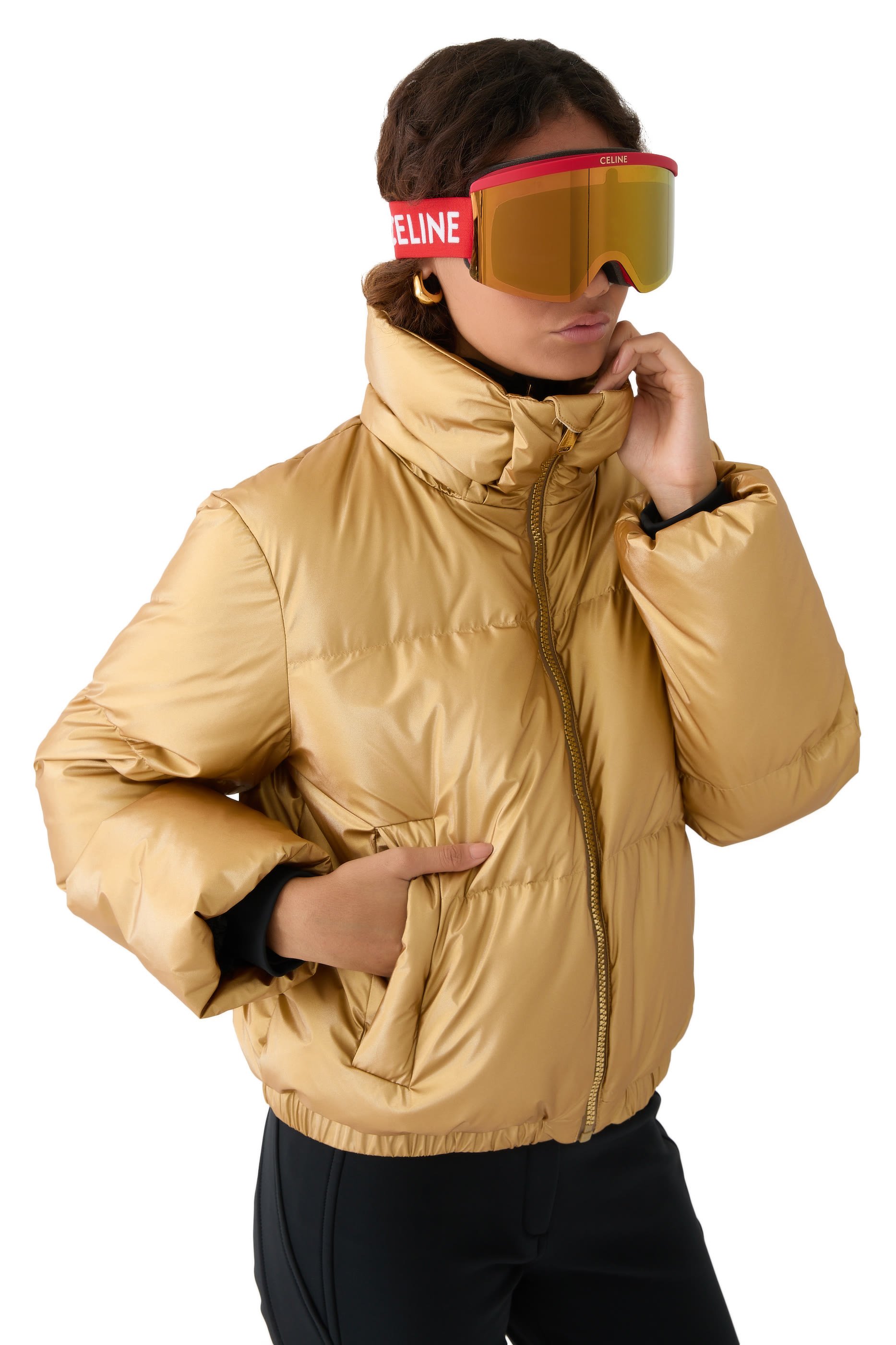 Ski Mask in Injected Nylon with Mirror Lenses