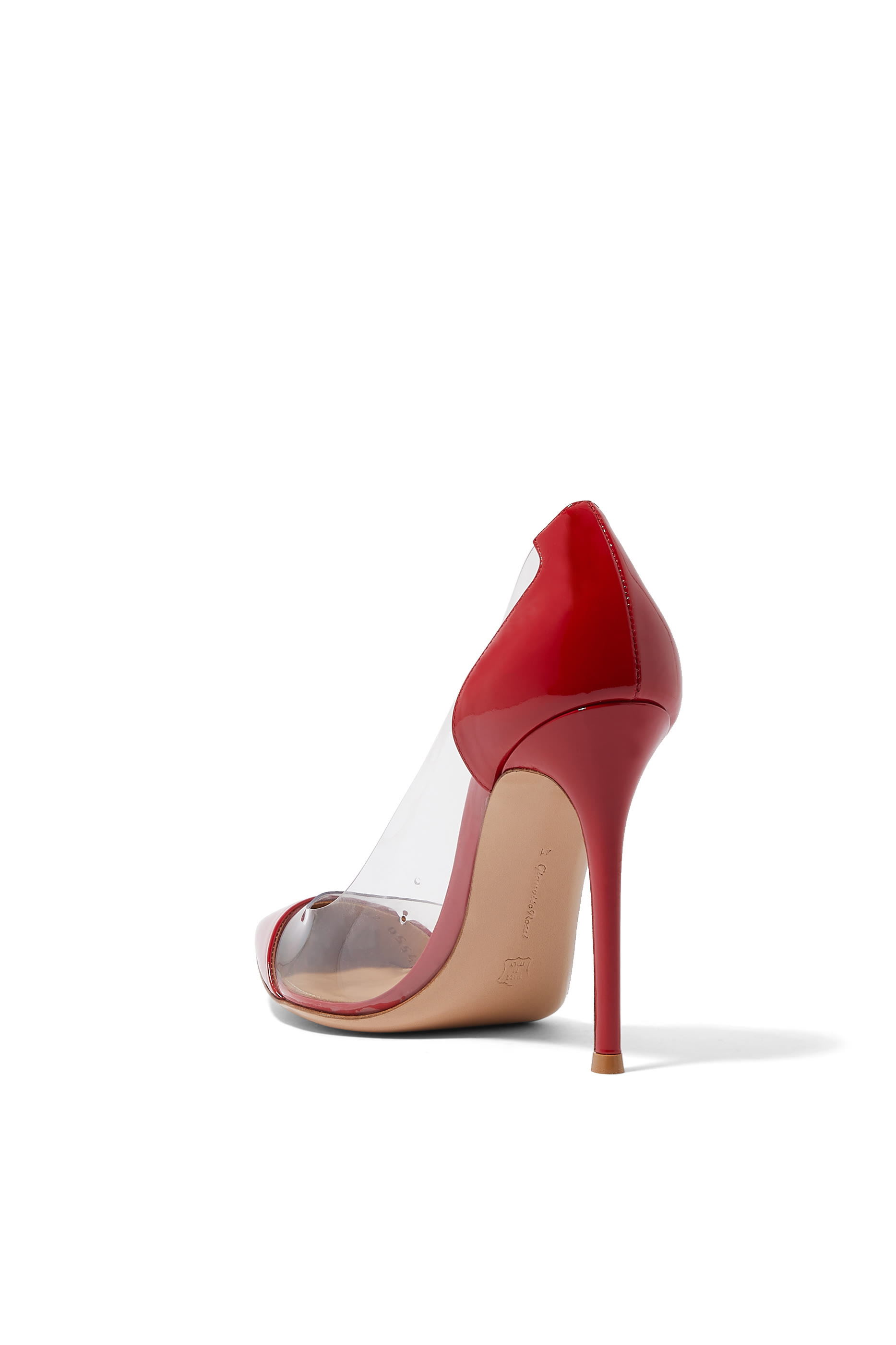 105 Leather & Plexi Pumps