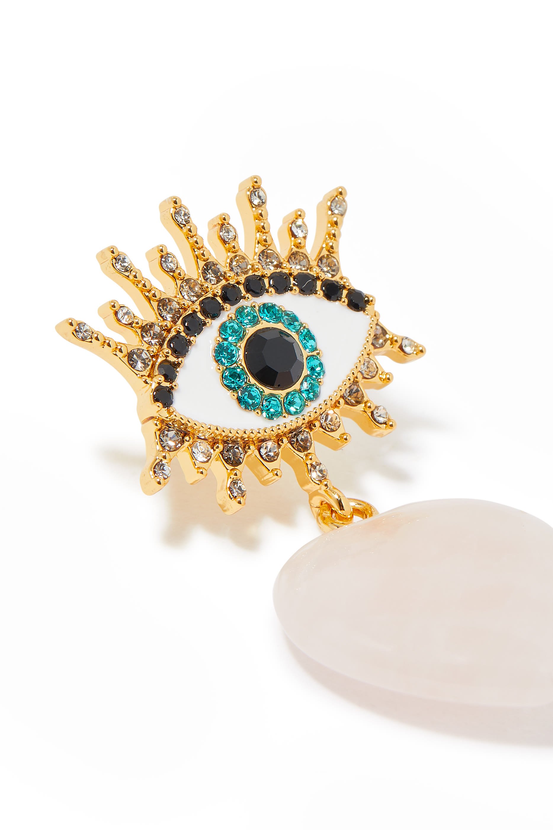 Heart Eye Drop Earrings