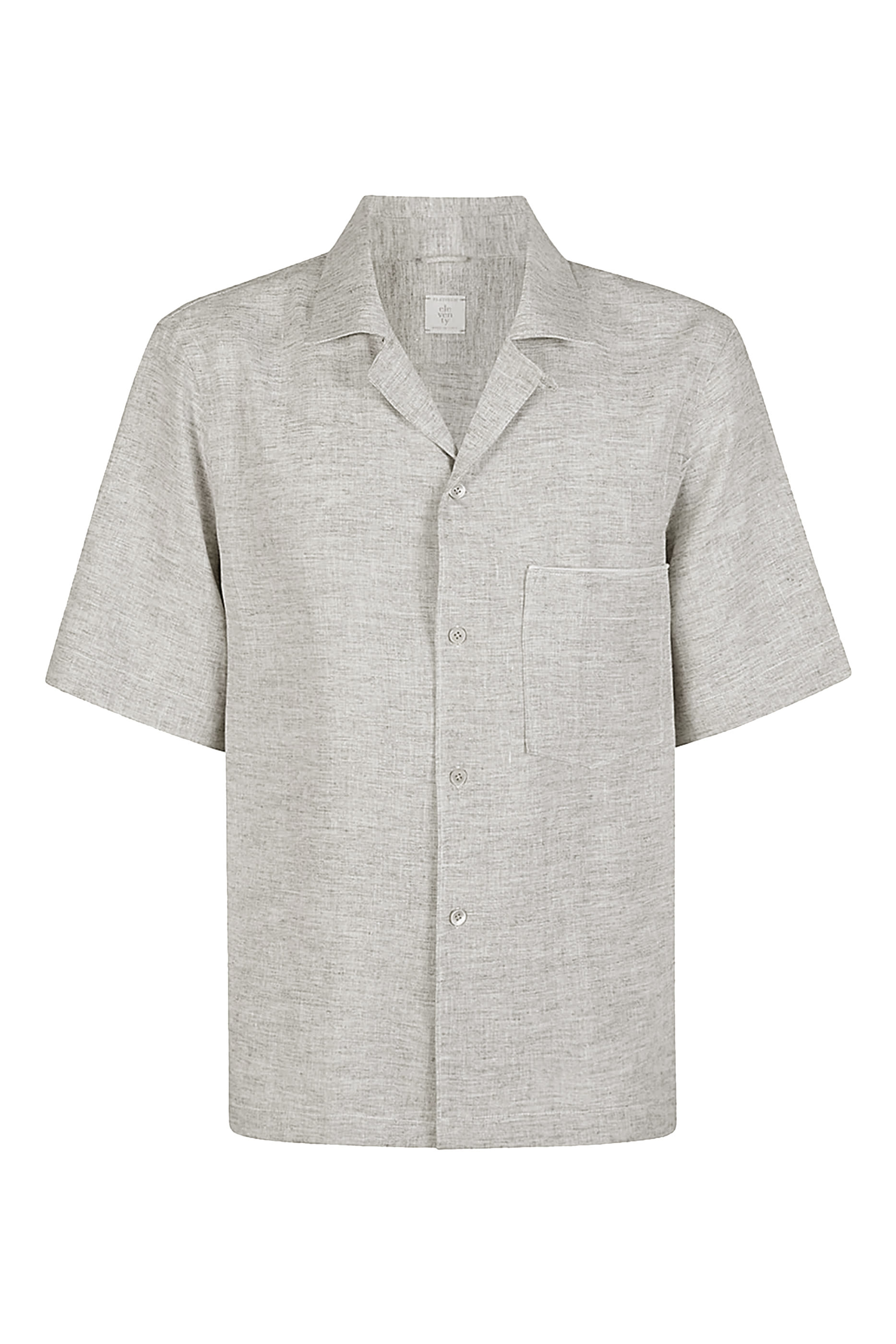 Collar Button-Up T-Shirt