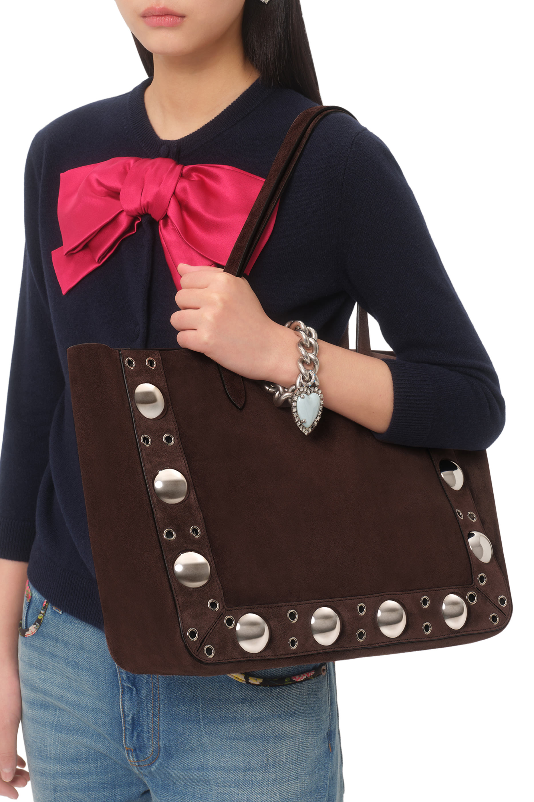 Nellcôte Suede Shopping Bag