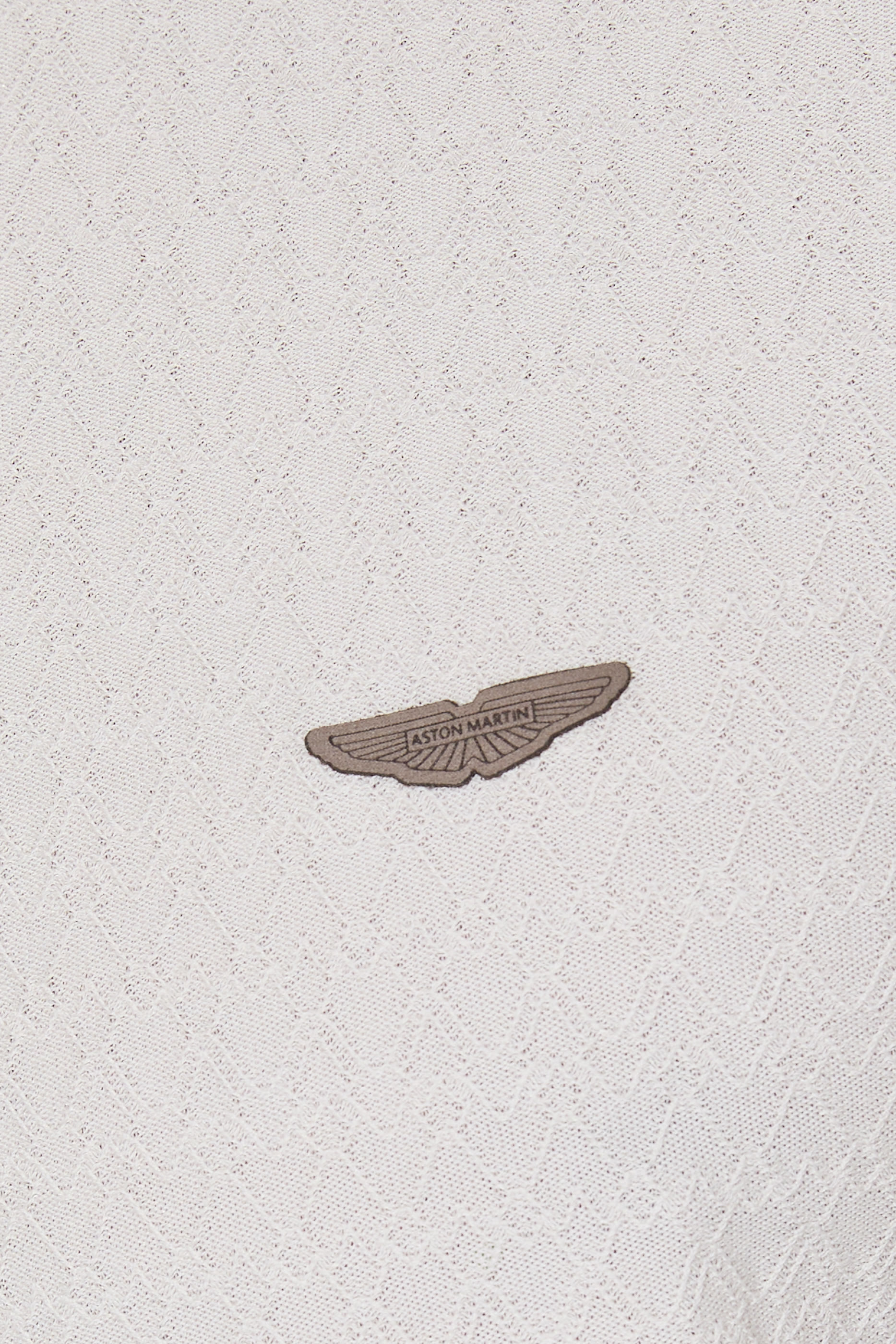 x Aston Martin Polo Shirt in Cotton and Silk