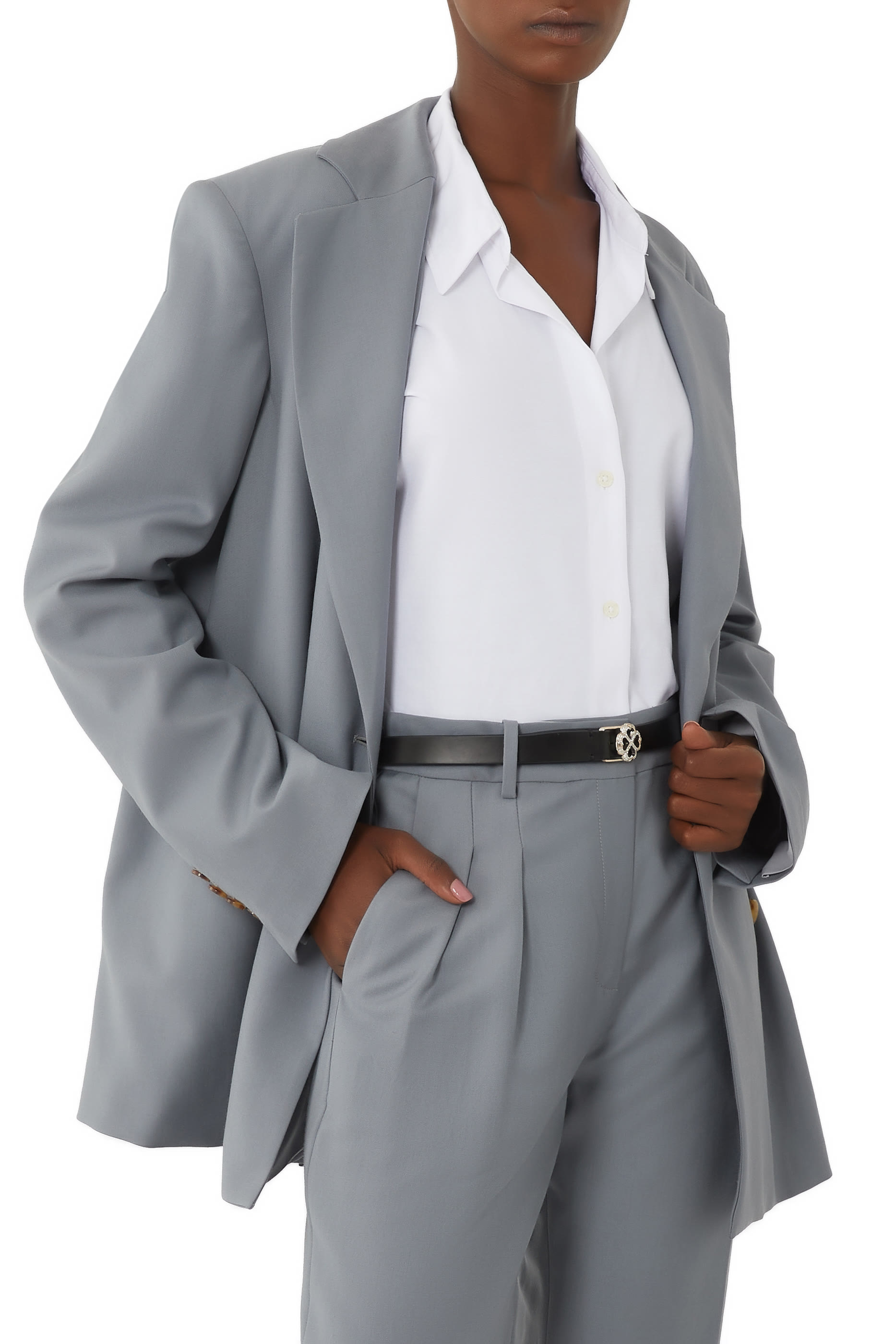 Pav&eacute; Spade Flower Belt