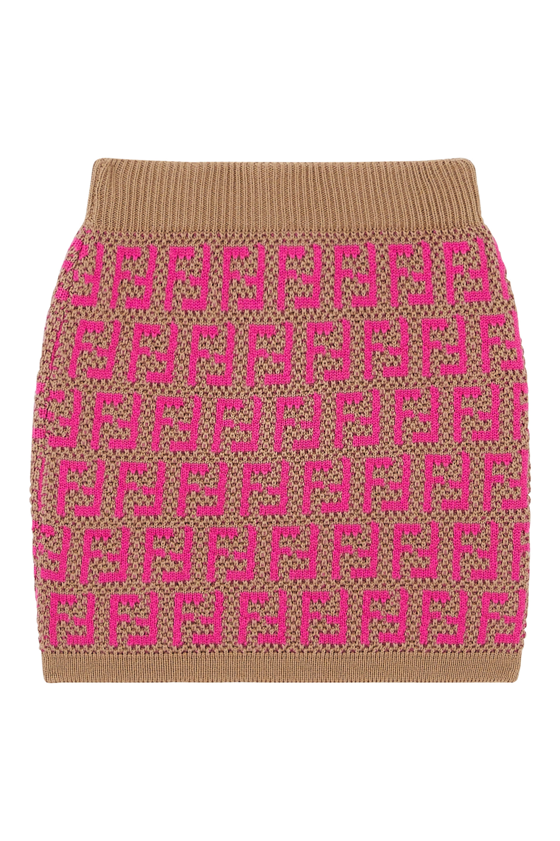 Kids Knitted FF Logo Skirt