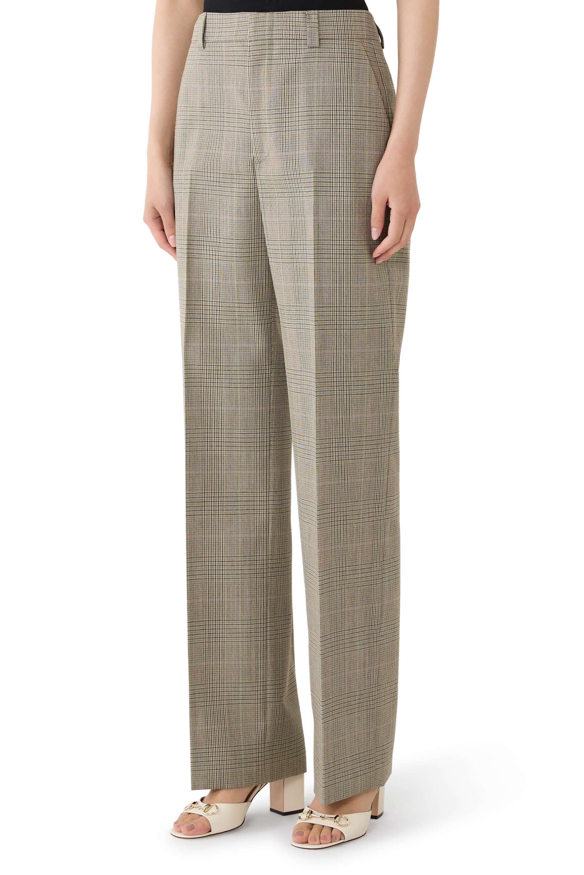  Prince of Wales Wool Pants