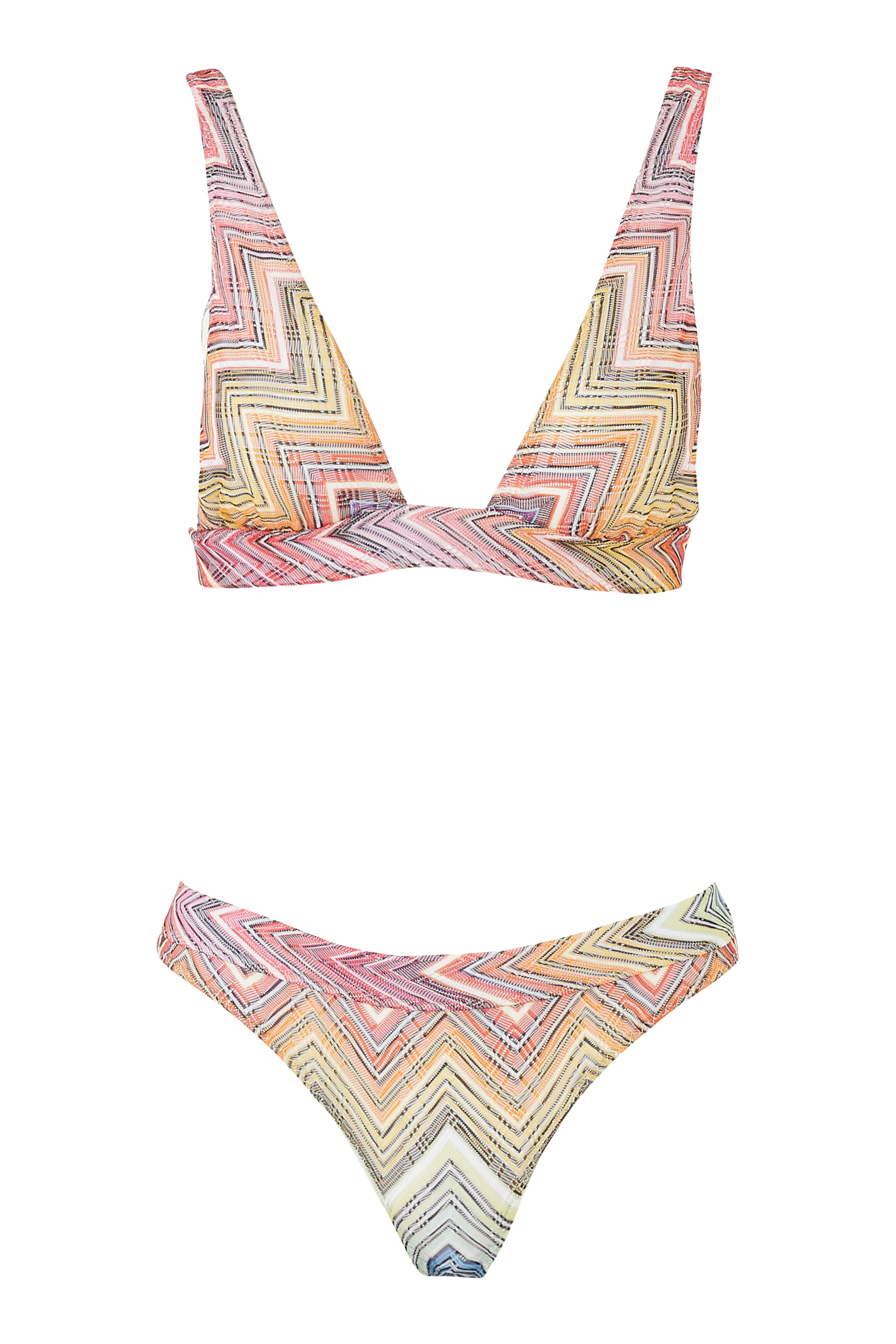 Zigzag Print Bikini