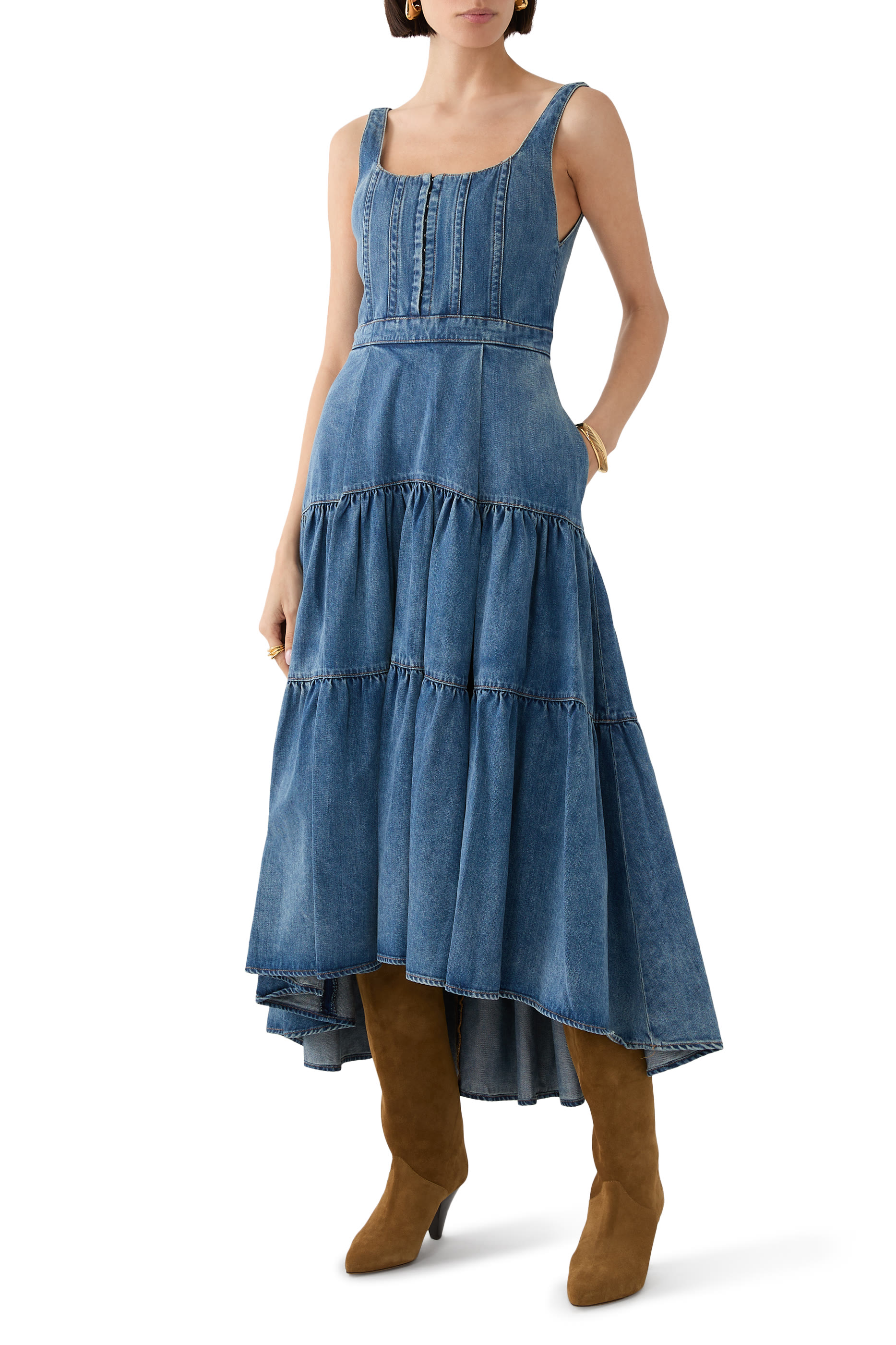 Diana Structured Midi Dress