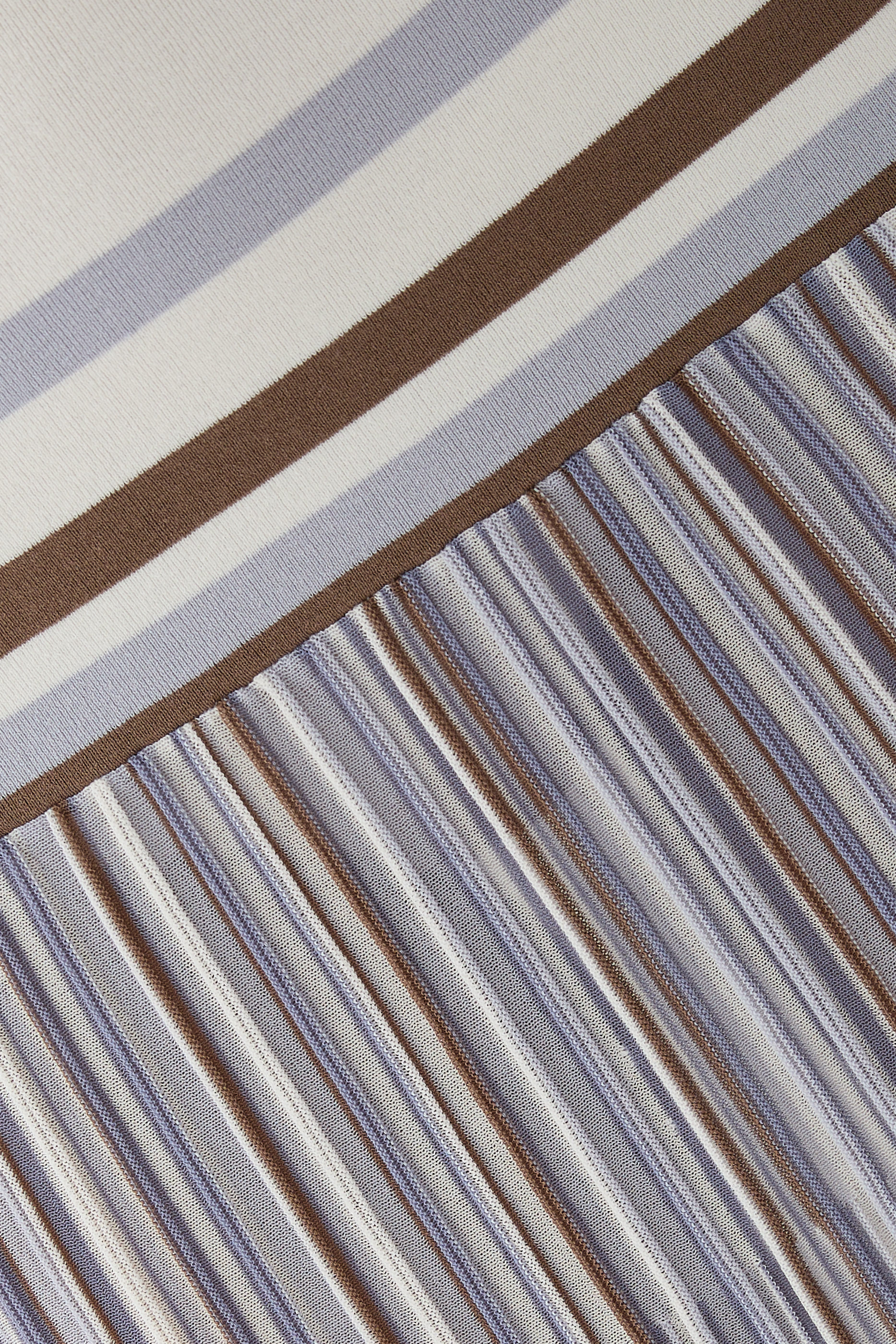 Citara Striped Strapless Midi Dress