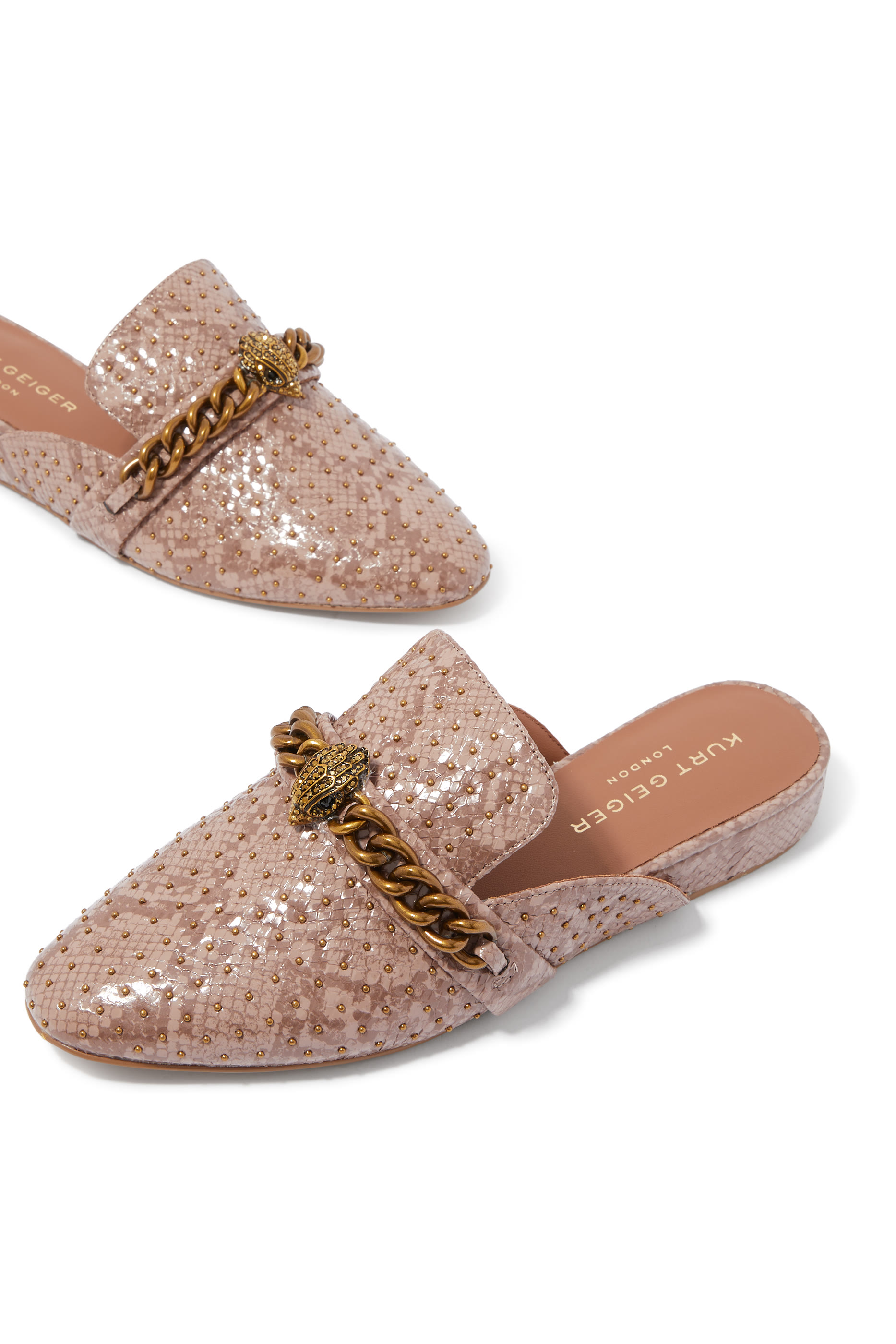 Chelsea Flat Leather Mules