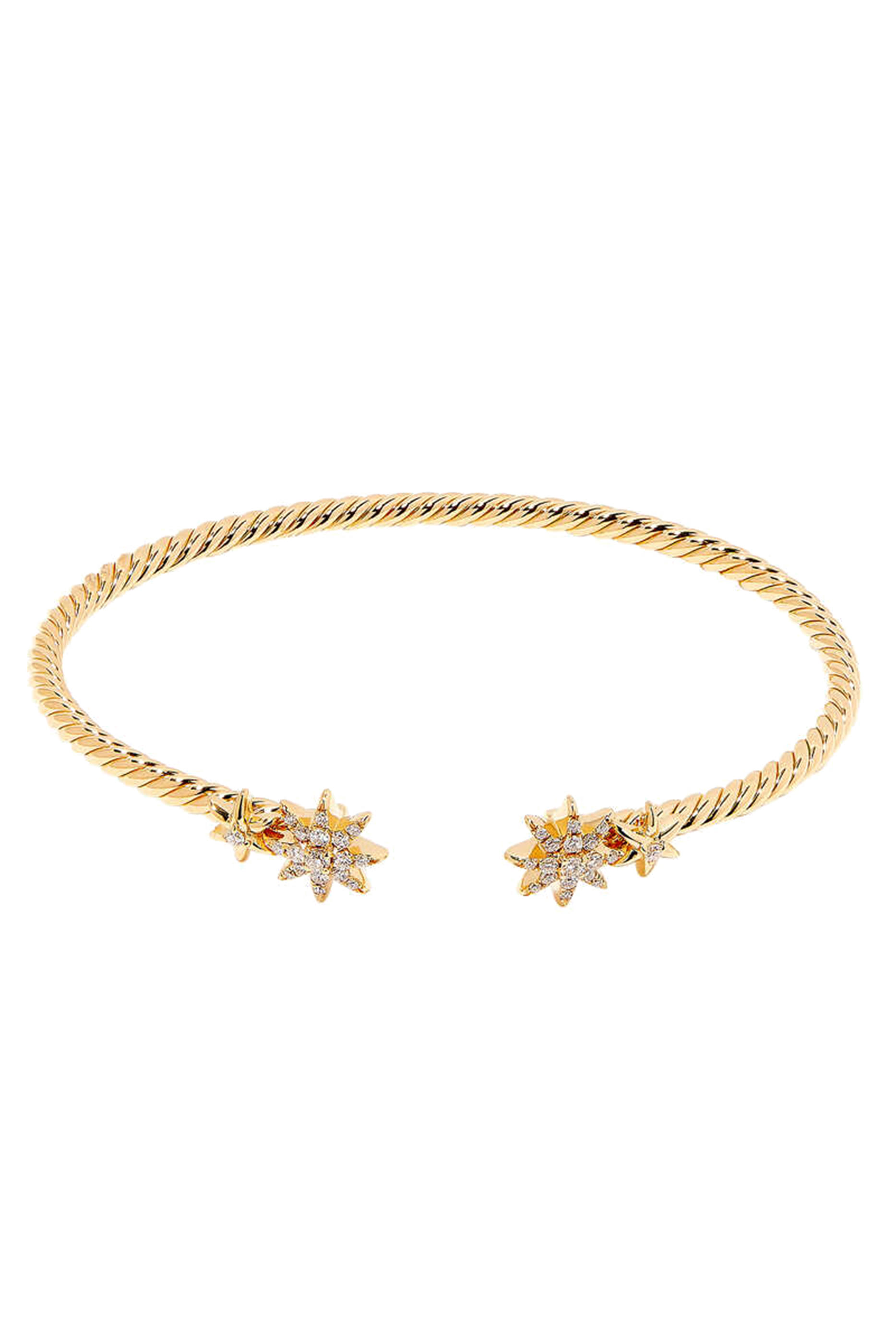 Petite Starburst Bracelet with Pav&eacute; Diamonds