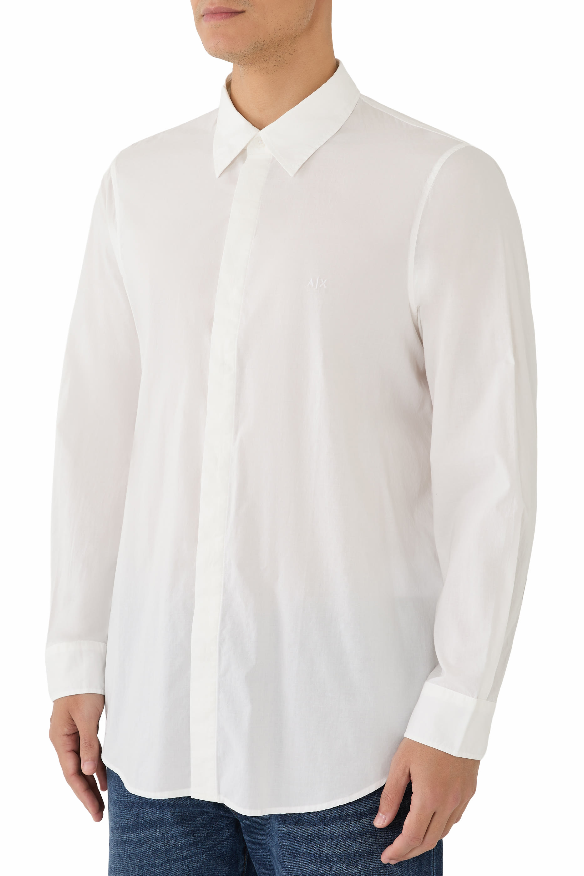 AX Logo Long Sleeves Shirt