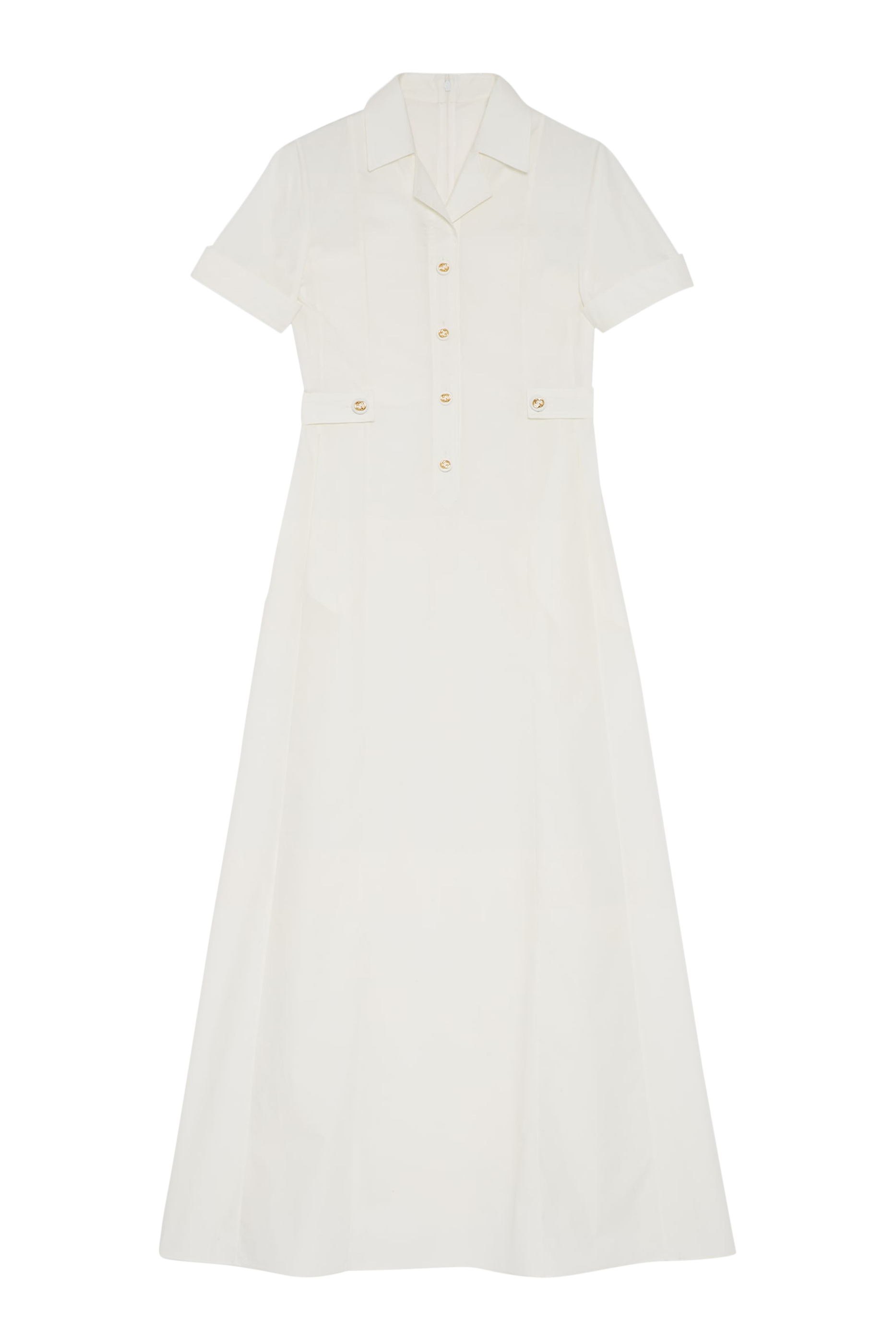 Cotton Poplin Shirt Dress