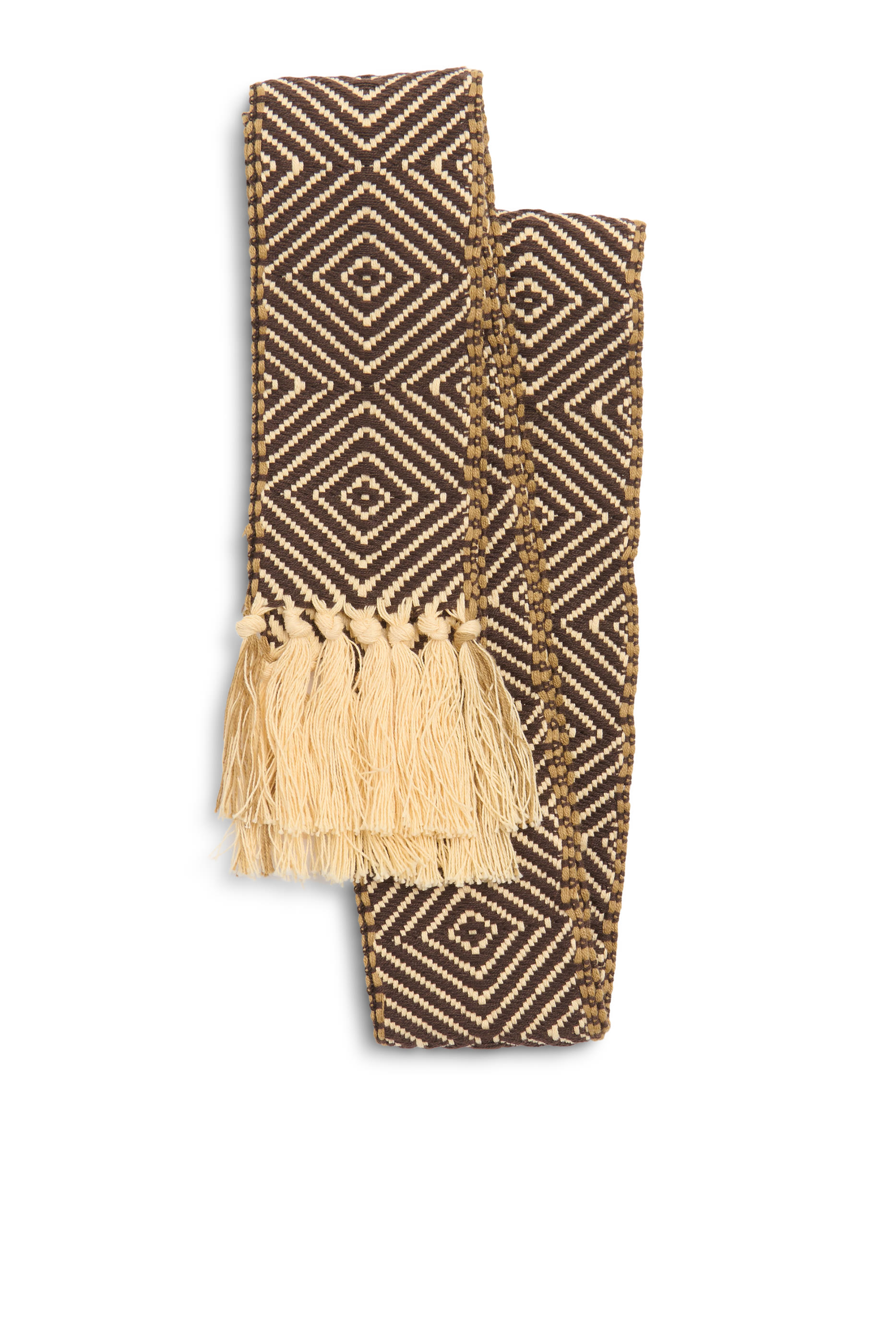 Antibes Cotton Scarf with Fringe