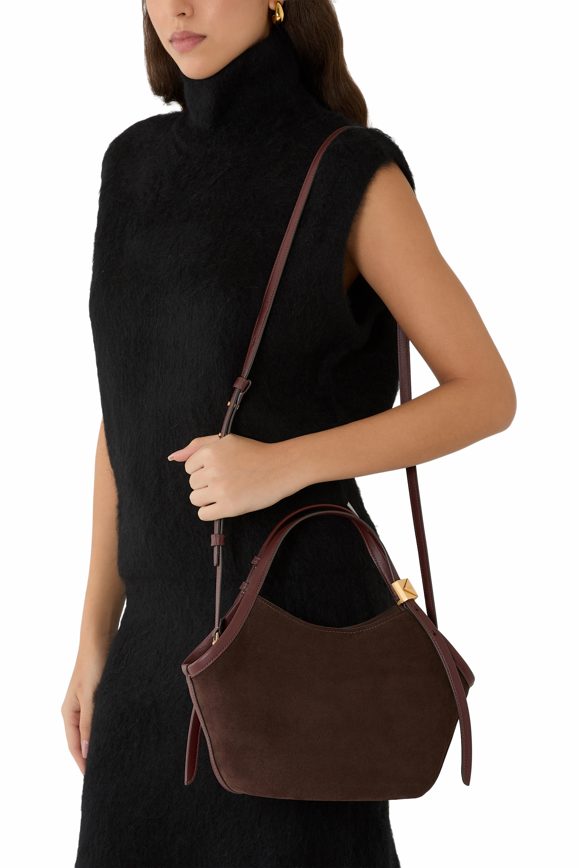 Deco Suede Small Tulip Tote