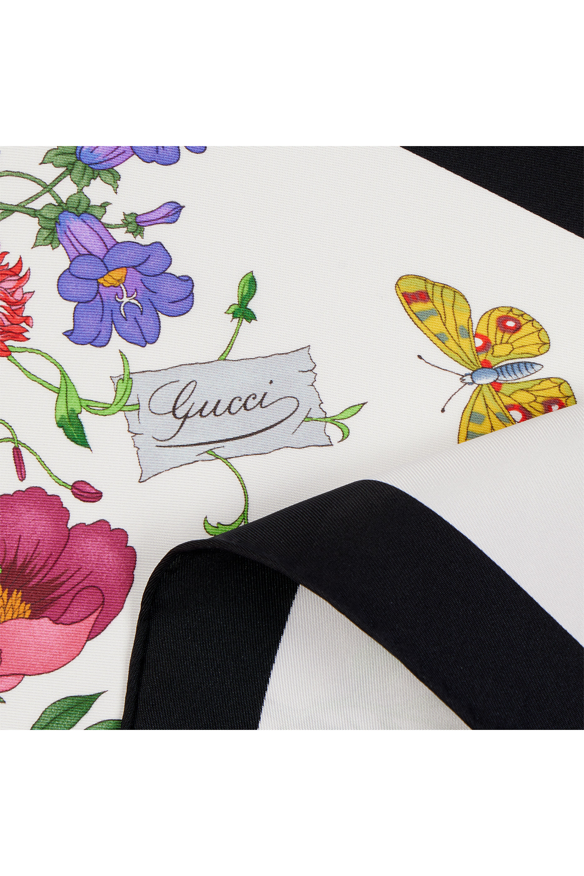 Printed Silk Twill Diamond Scarf