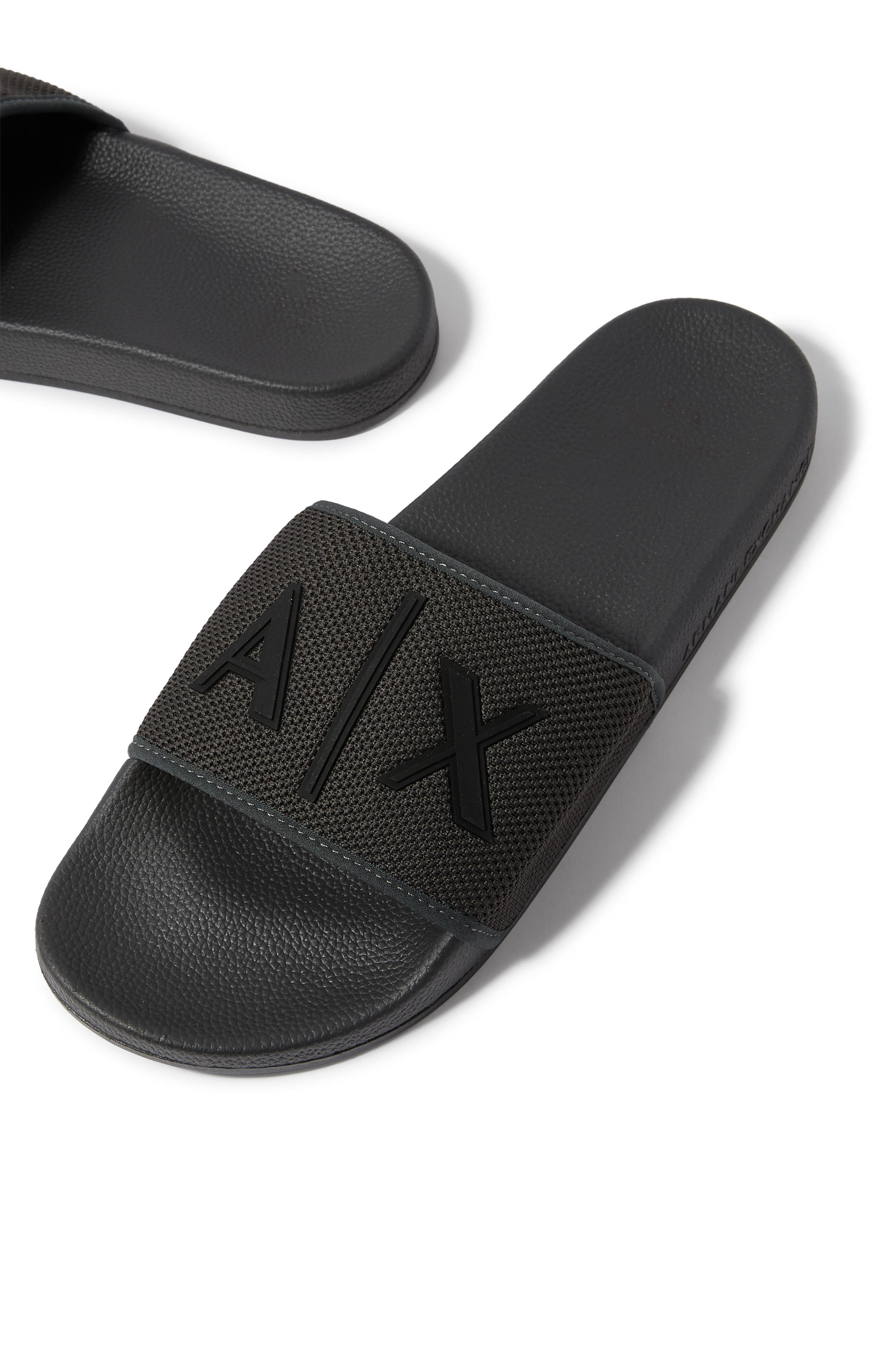 Mykonos AX Logo Flat Sandals