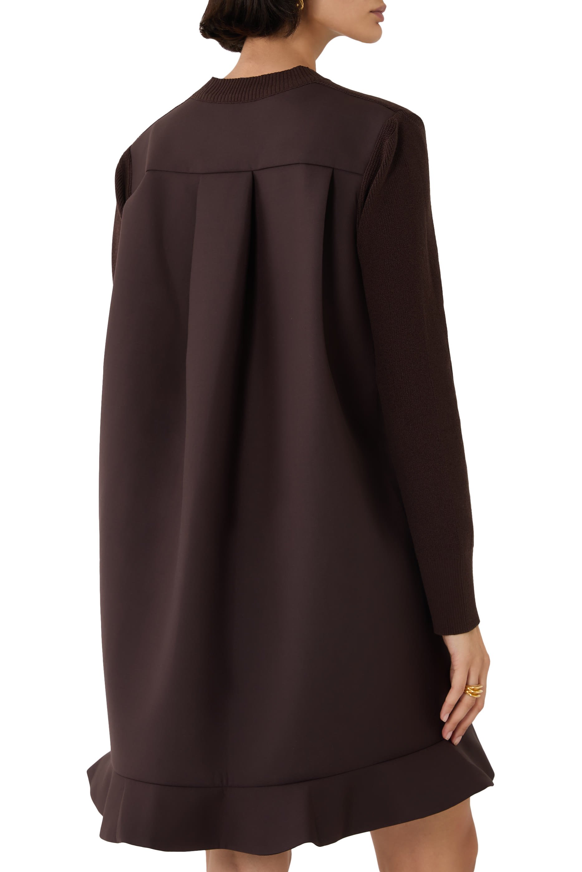 Suiting Mix Knit Dress