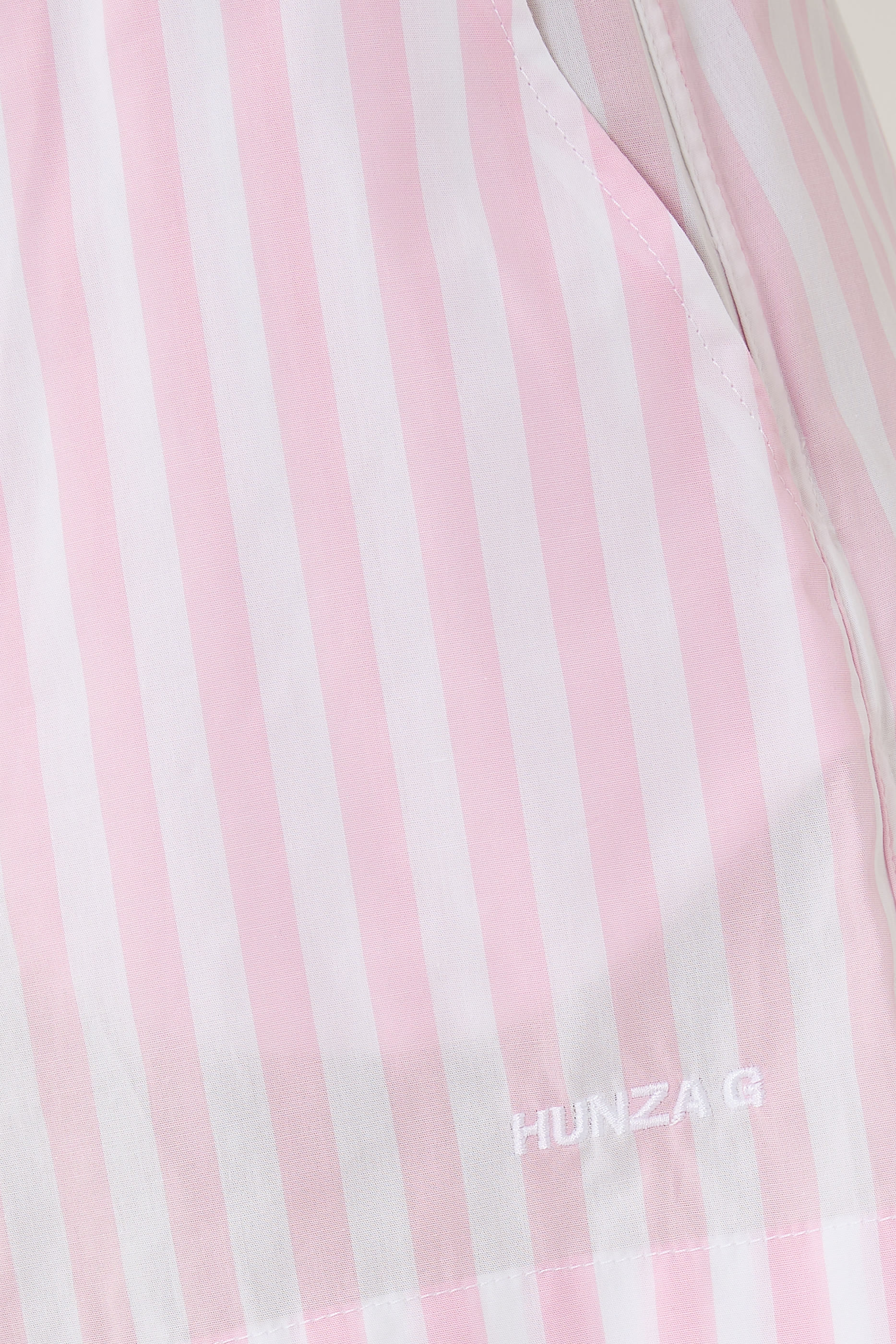 Cabana Stripe Embroidered Shorts