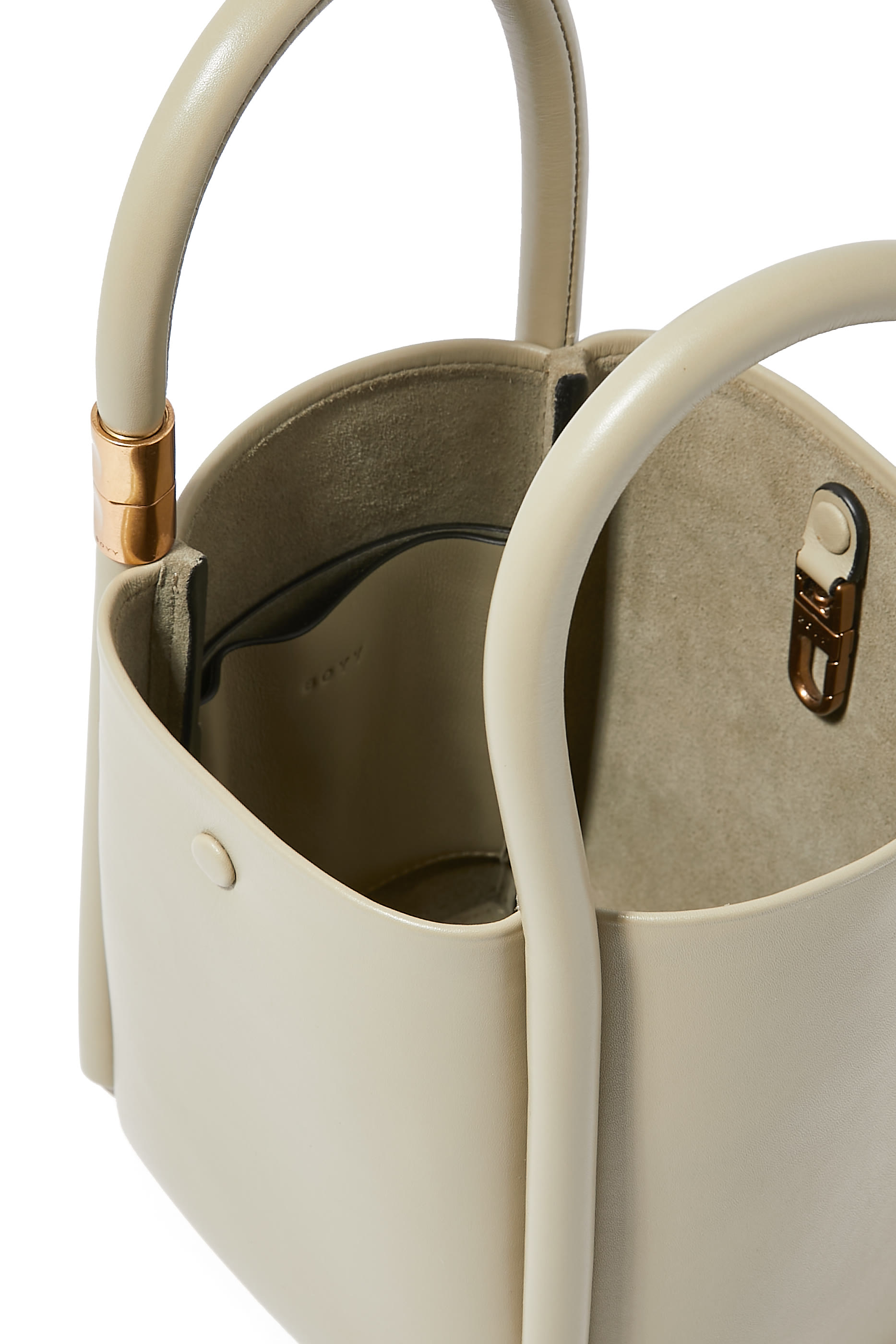 Lotus 14 Leather Top-Handle Bag