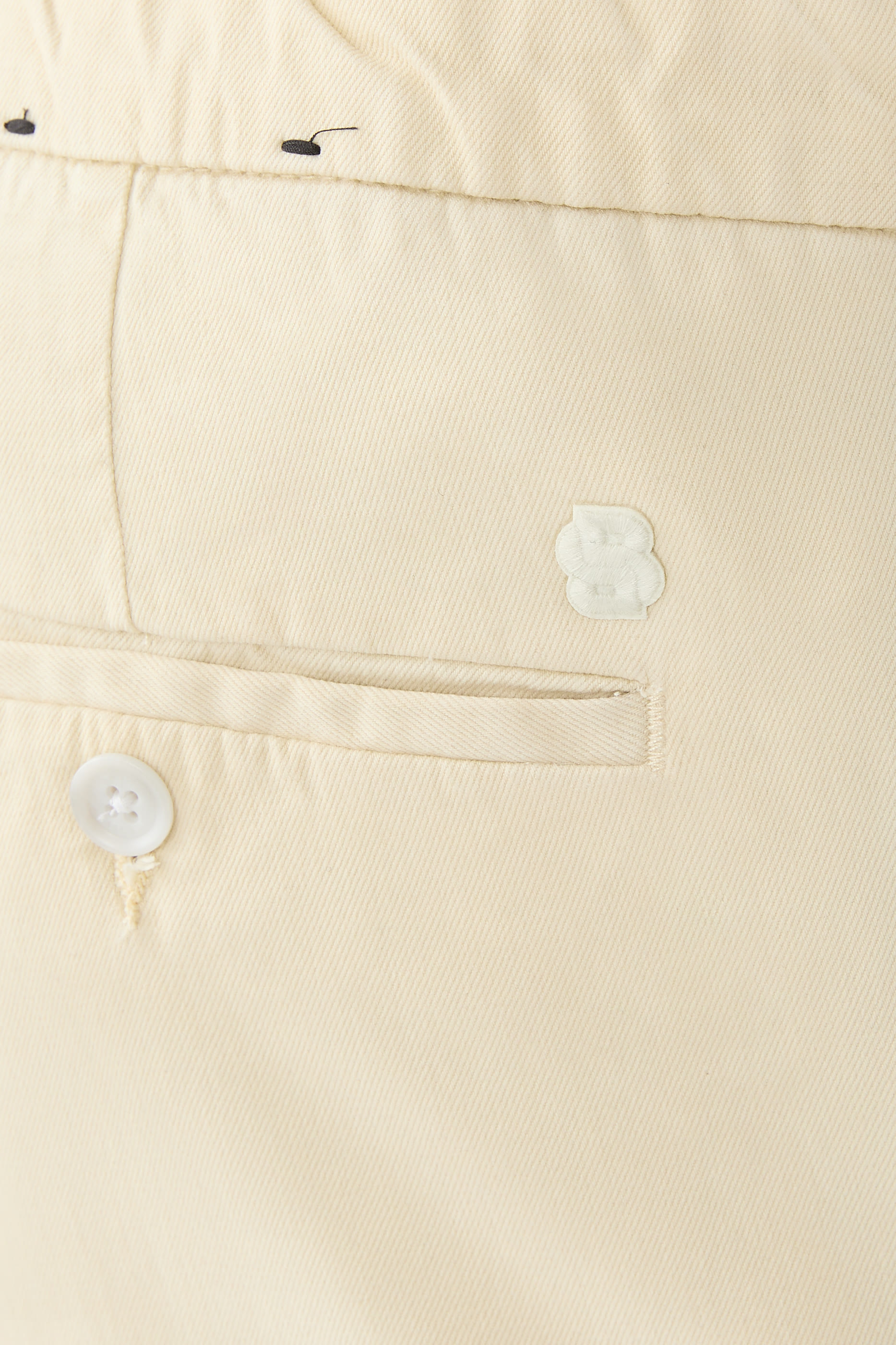 Regular-Fit Pants in Stretch Cotton Blend