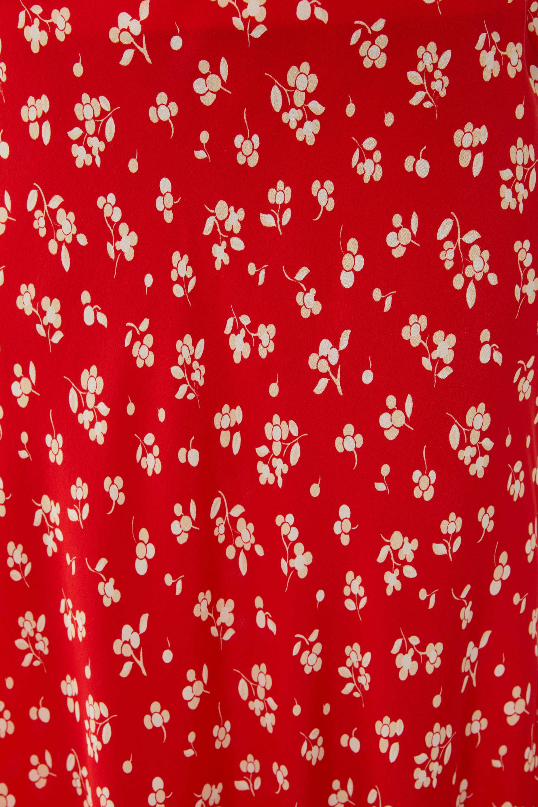 Ardith Floral Print Midi Skirt