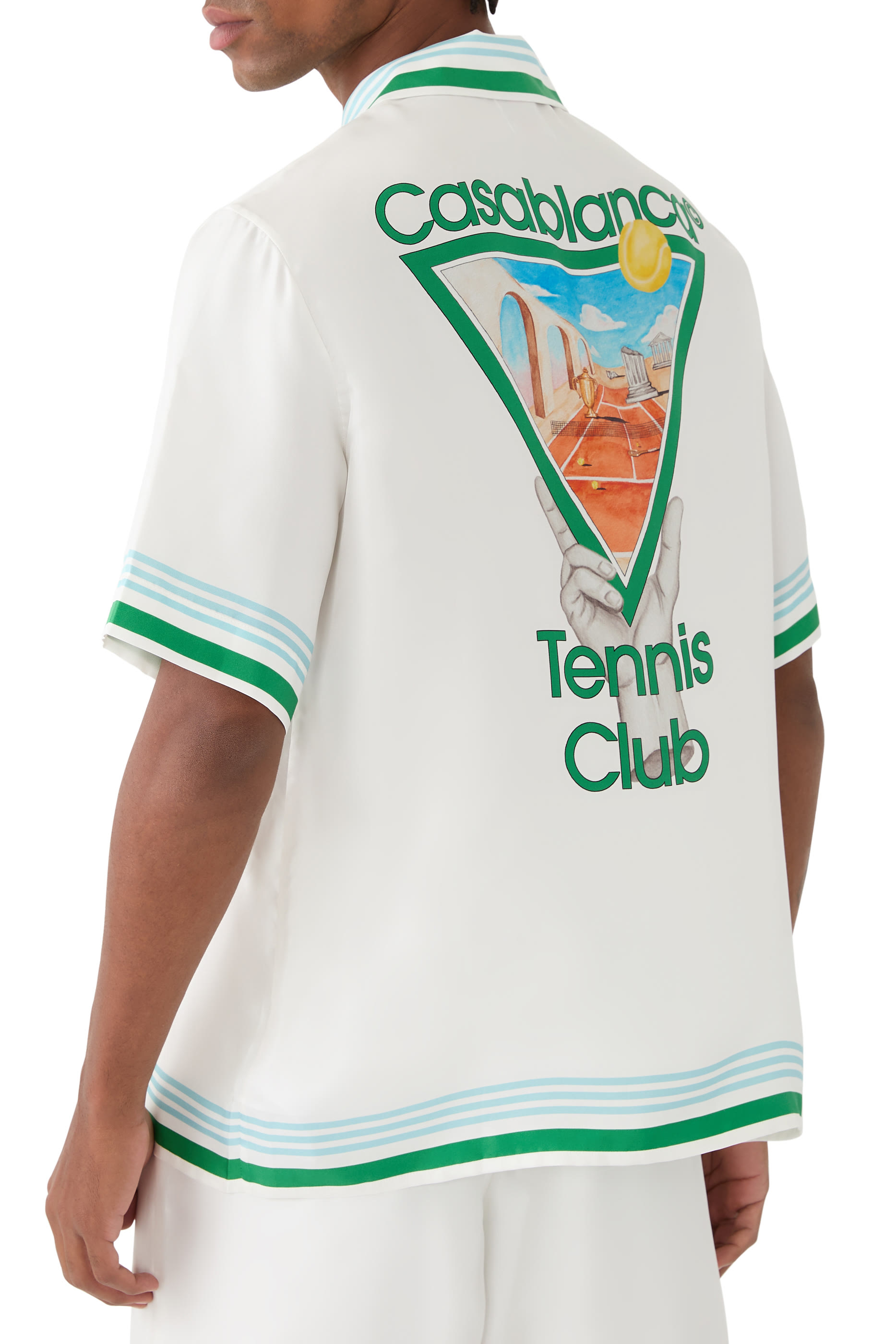 Metaphysical Tennis Icon Silk Shirt