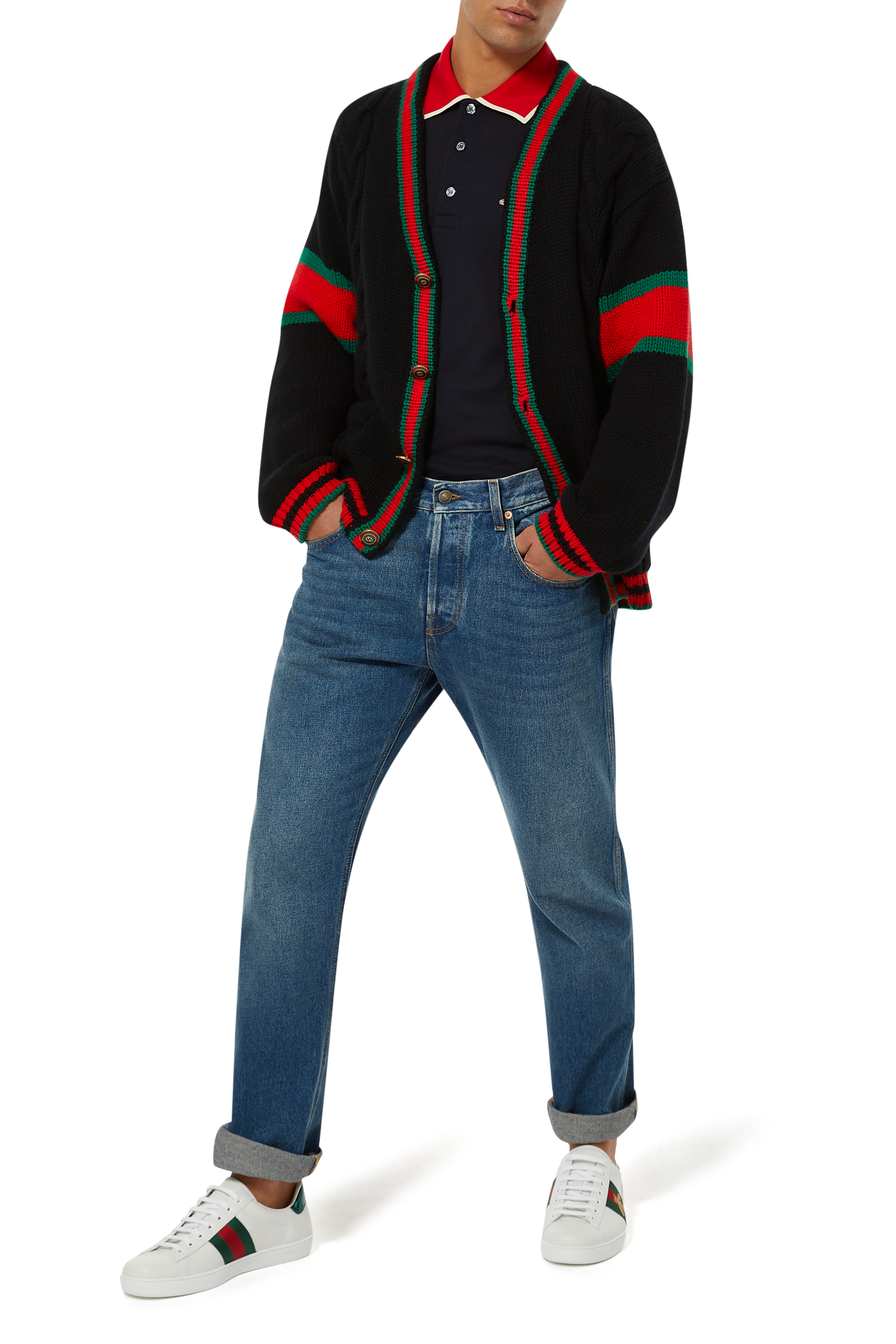 Oversize Cable Knit Cardigan