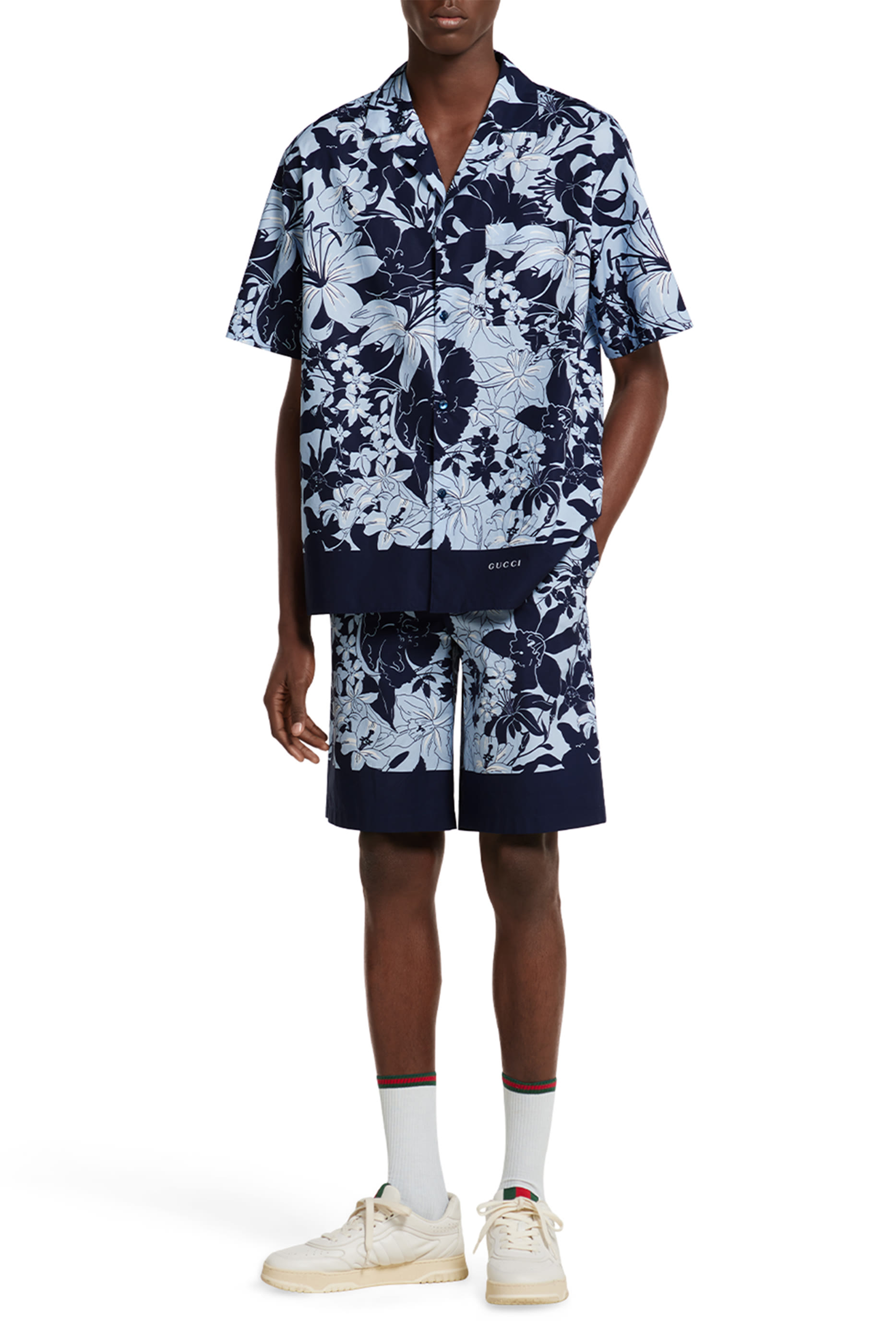 Floral-Print Bermuda Shorts