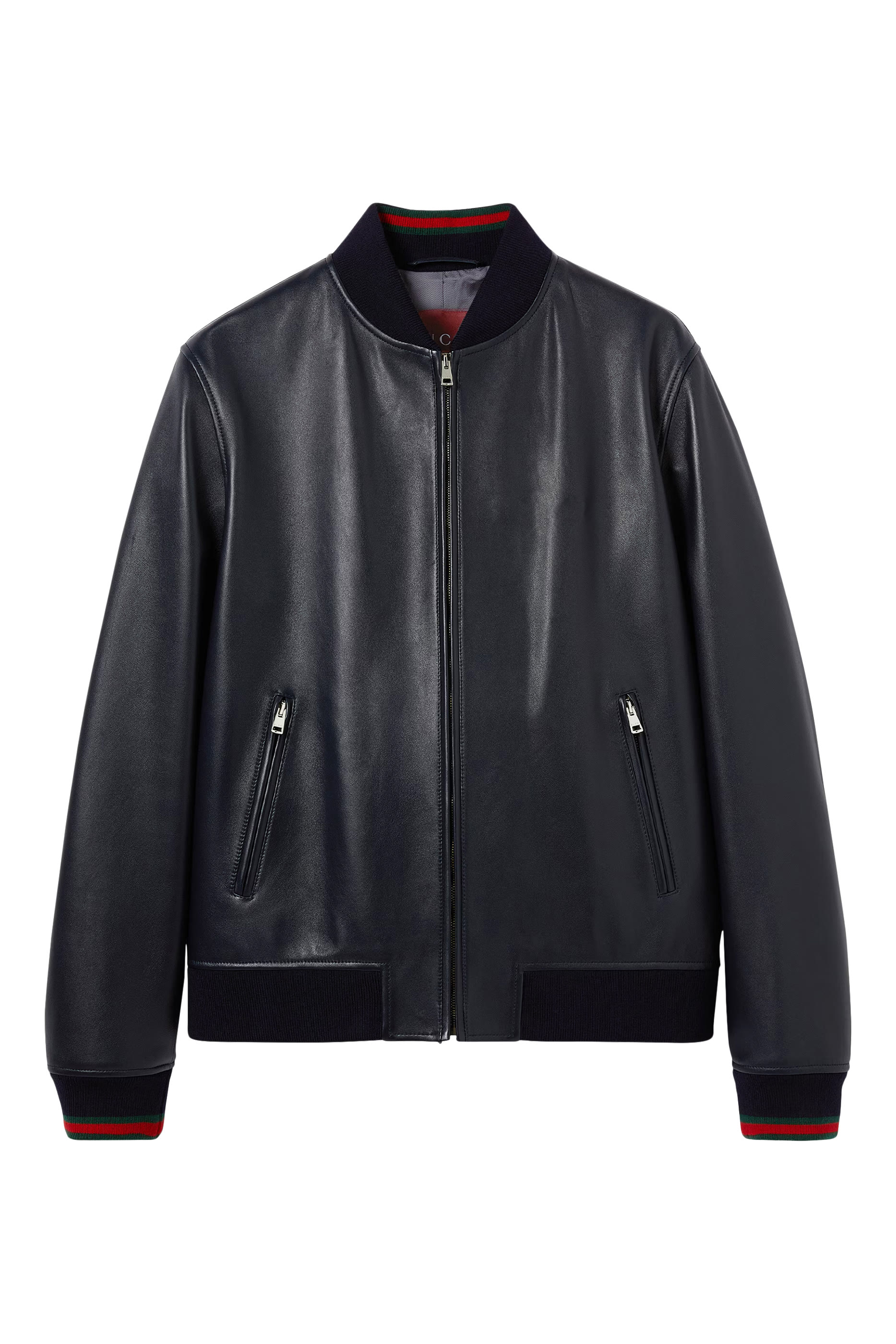 Nappa Leather Zip Jacket