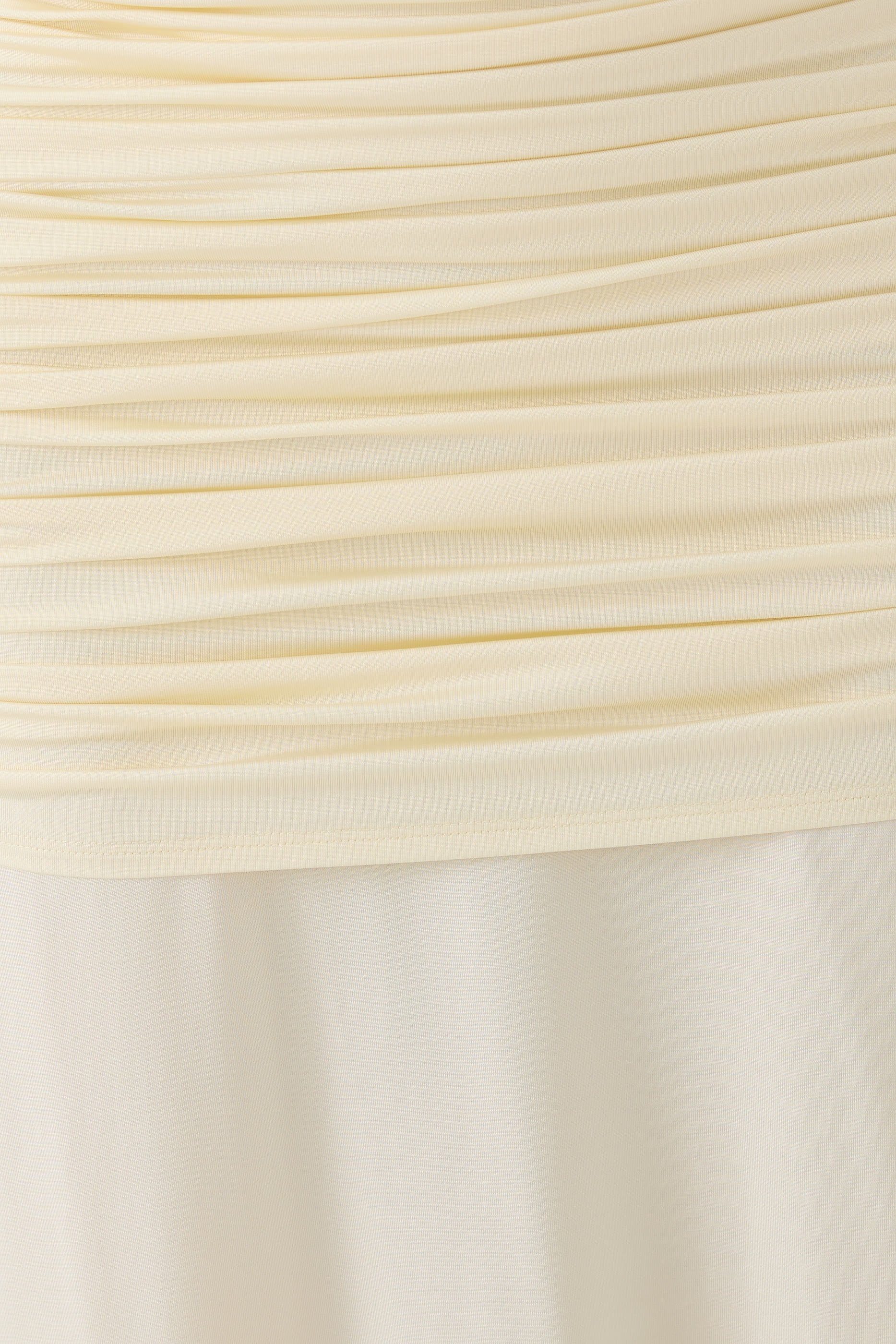 Jersey Draped Maxi Dress