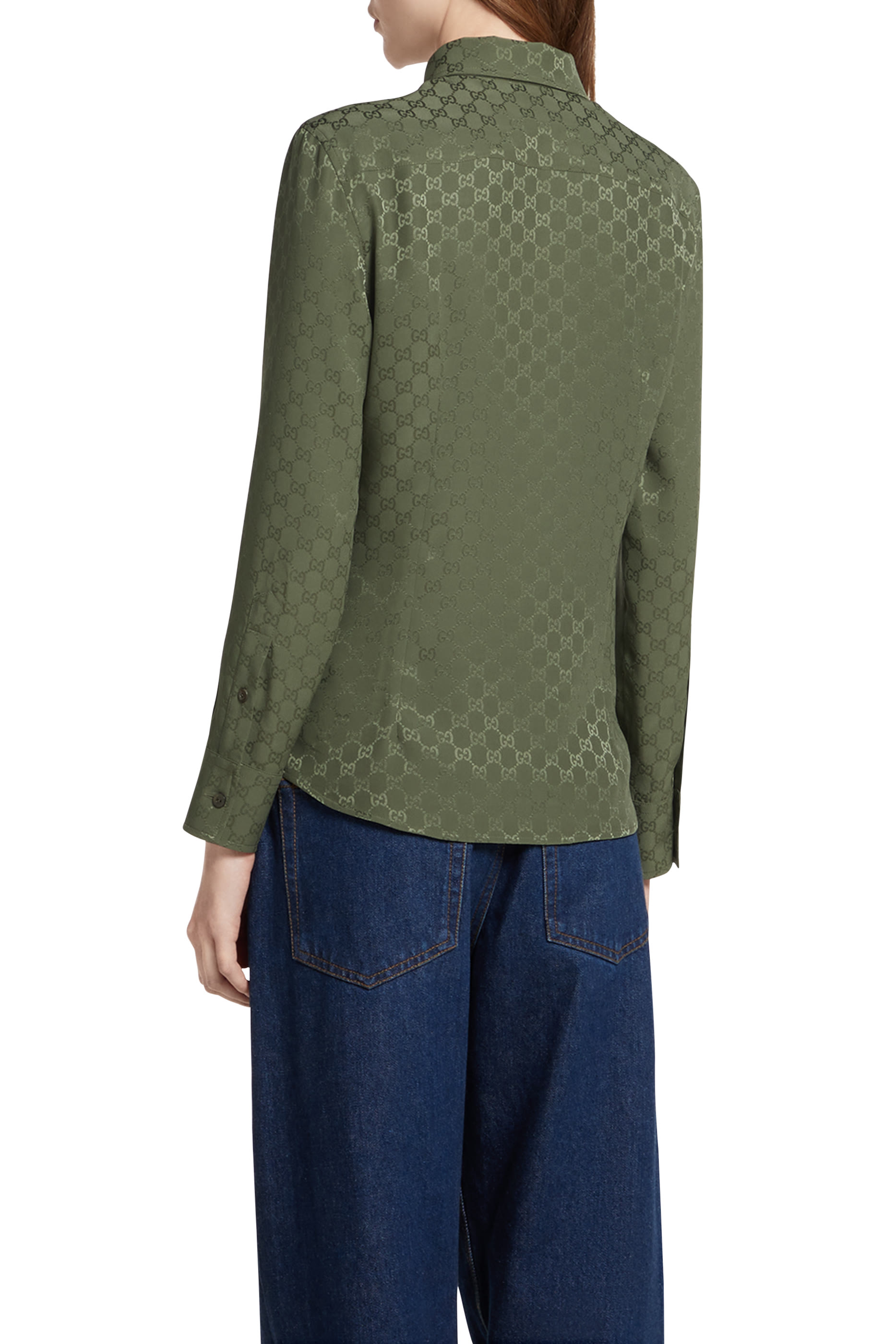 GG Silk Jacquard Shirt