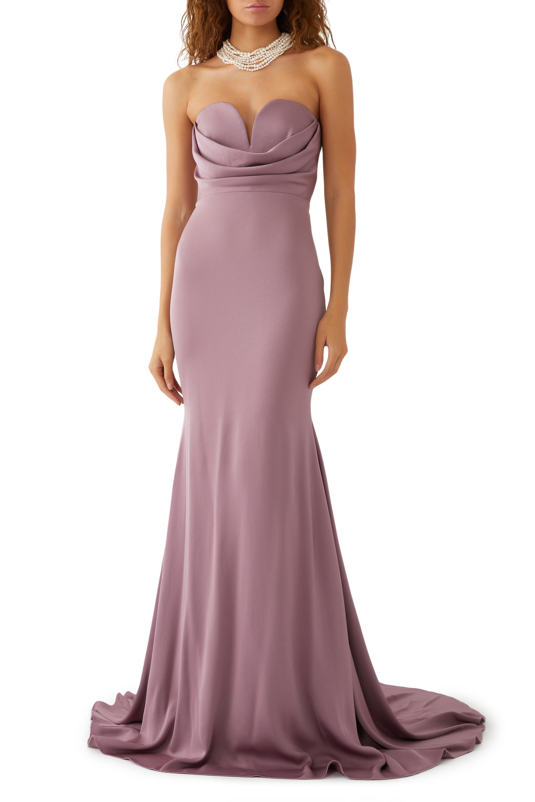 Strapless Sweetheart Gown