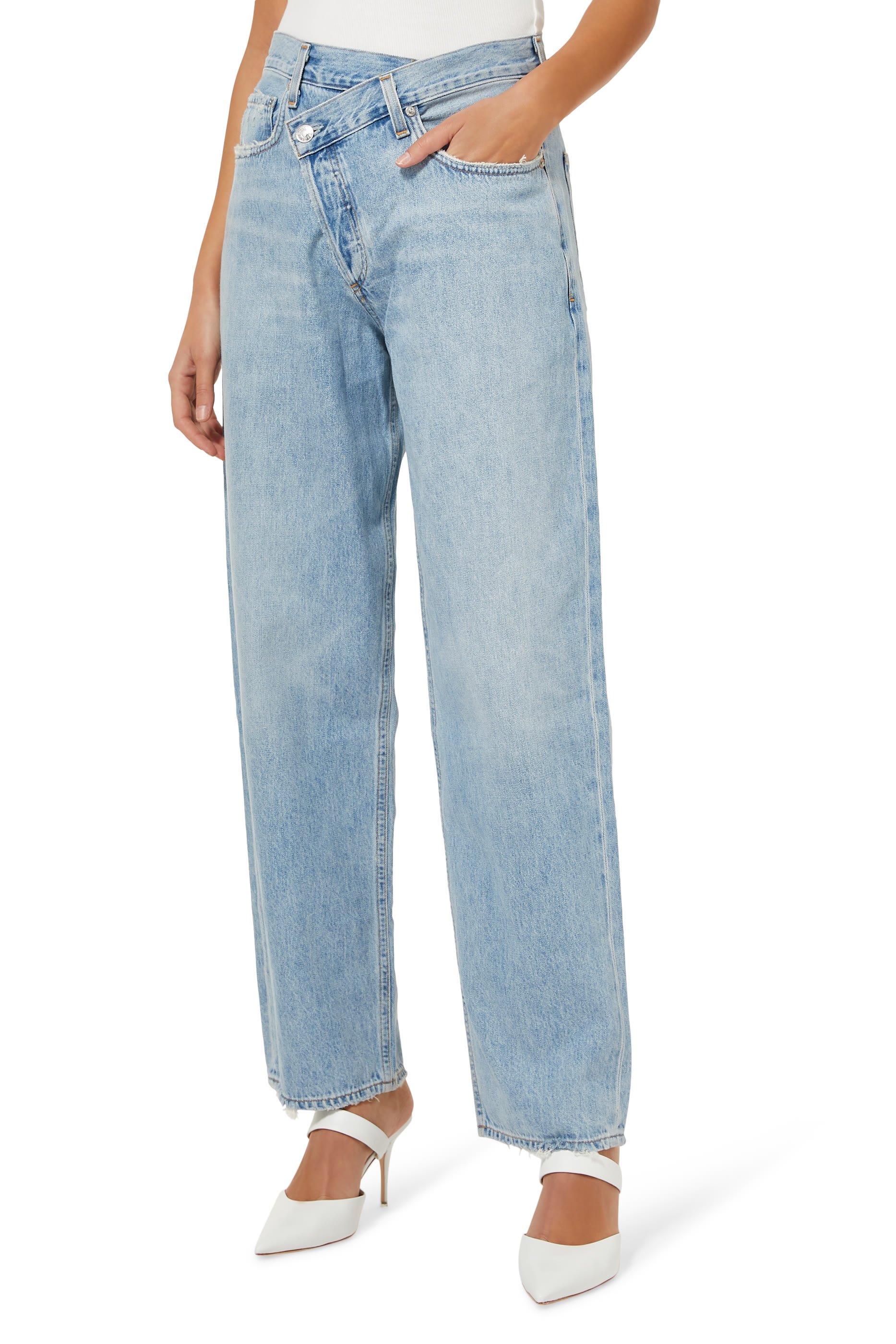 Criss Cross Upsized Jeans