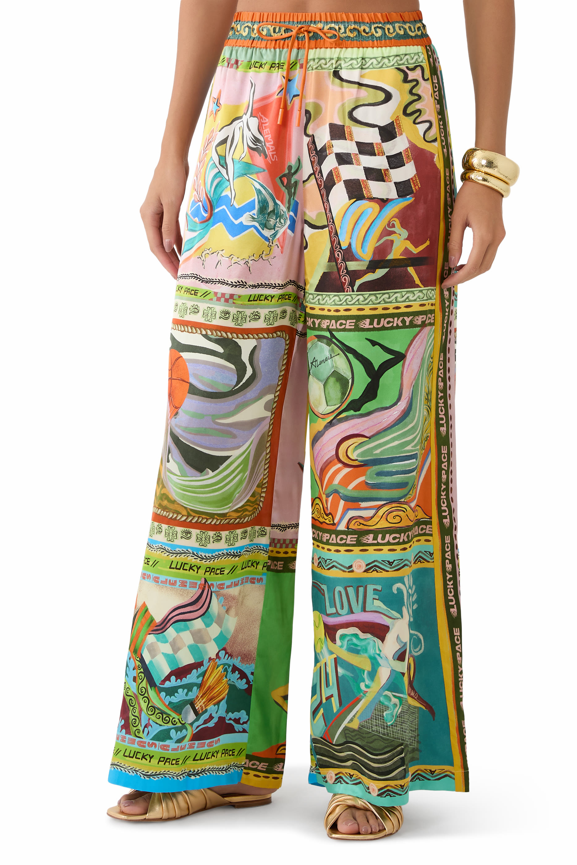 Lucky Pace Silk Pants