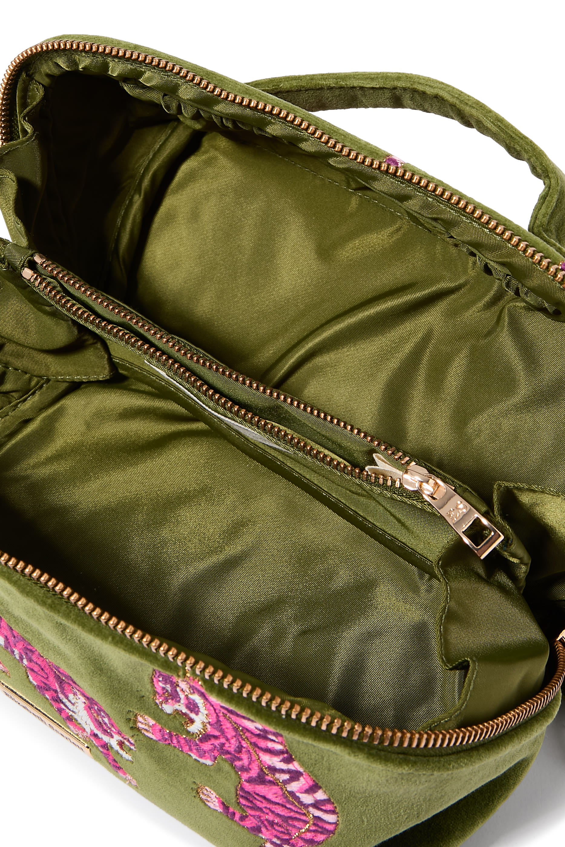 Wild Tiger Open Flat Makeup Bag