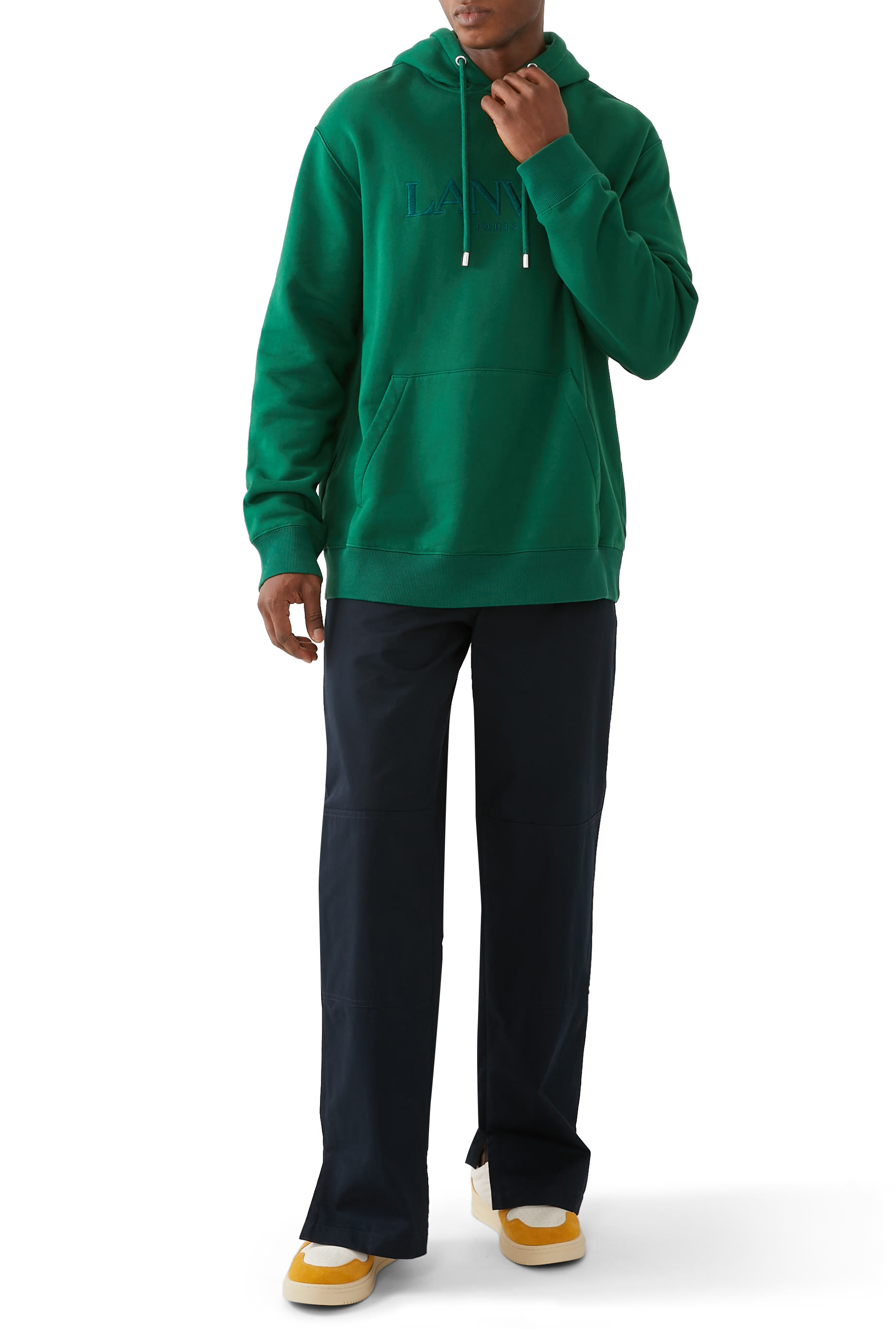 Embroidered Logo Hoodie