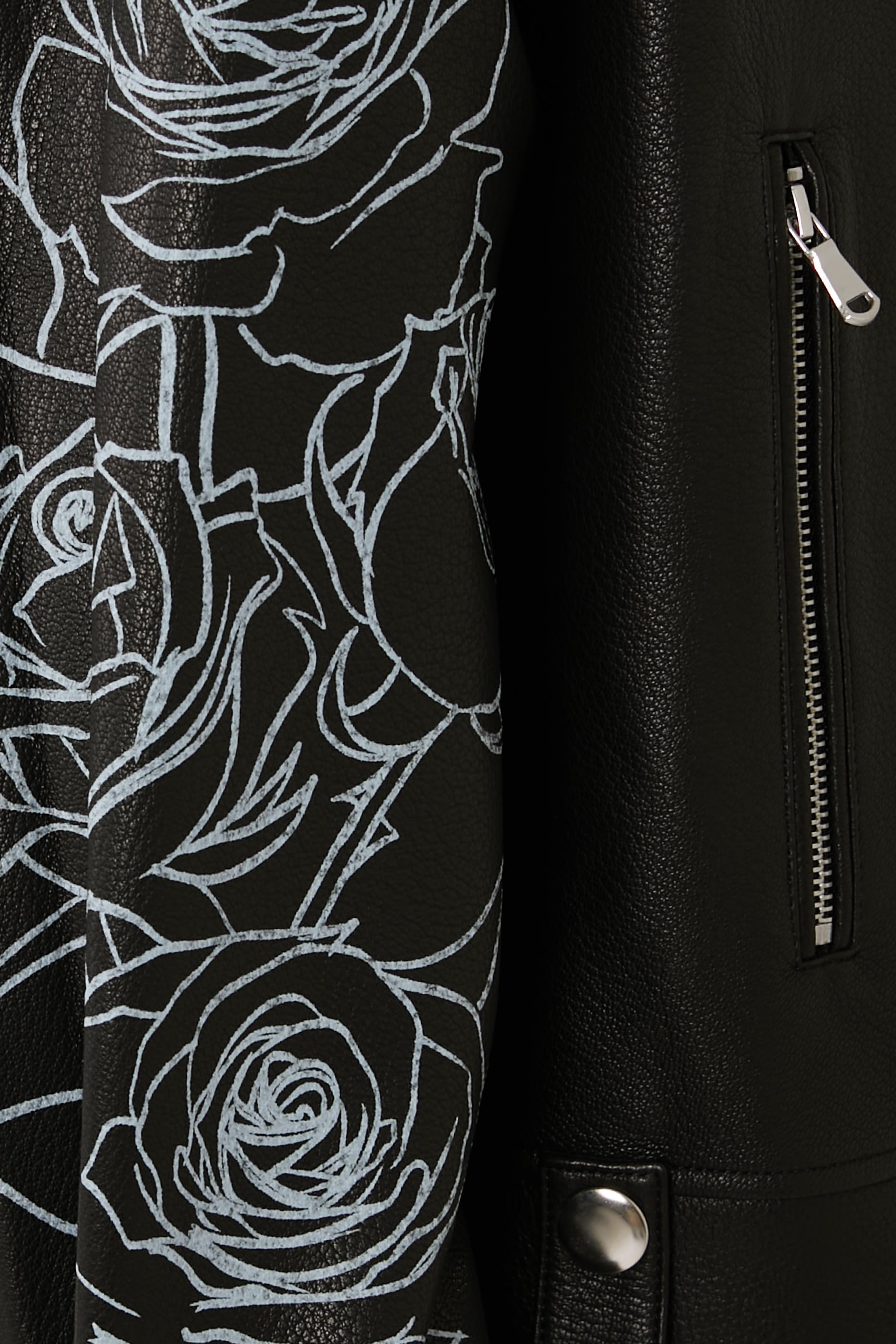 Roses Leather Blouson 