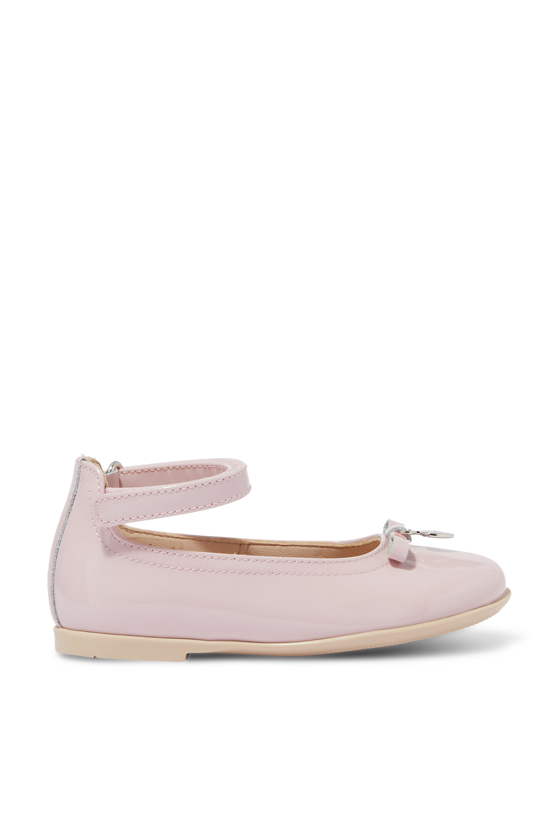 Kids Bow & Charm Ballerina Flats