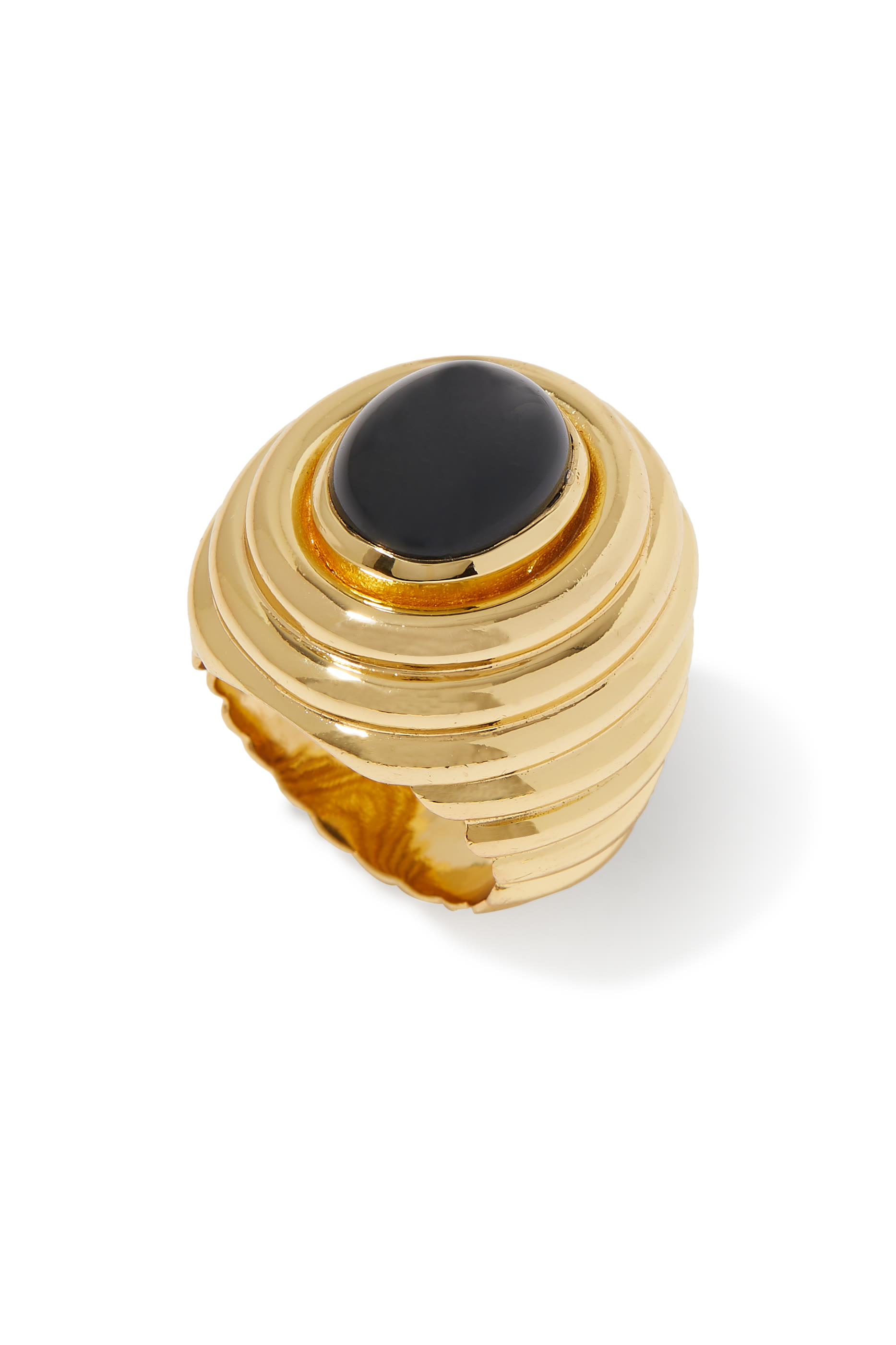 Presence Ring, 24k Gold-Plated Brass