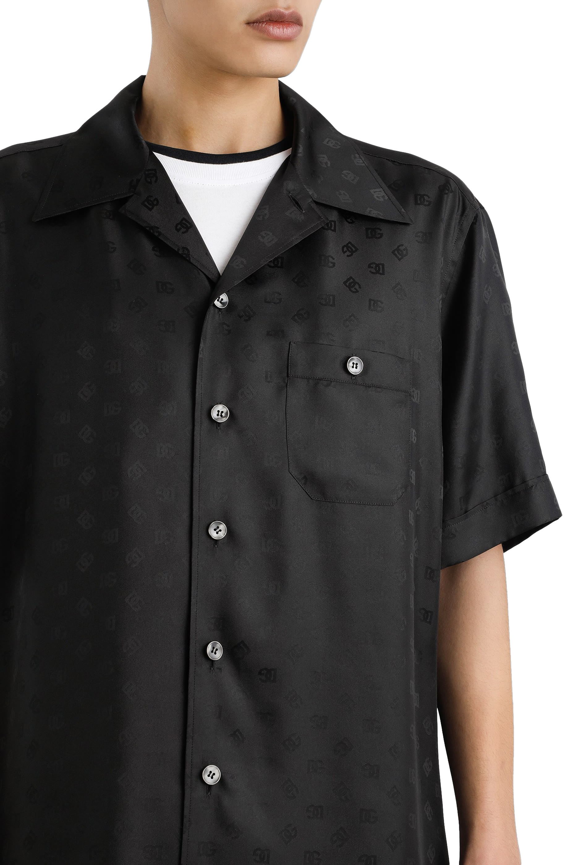 DG Logo Jacquard Hawaii Shirt