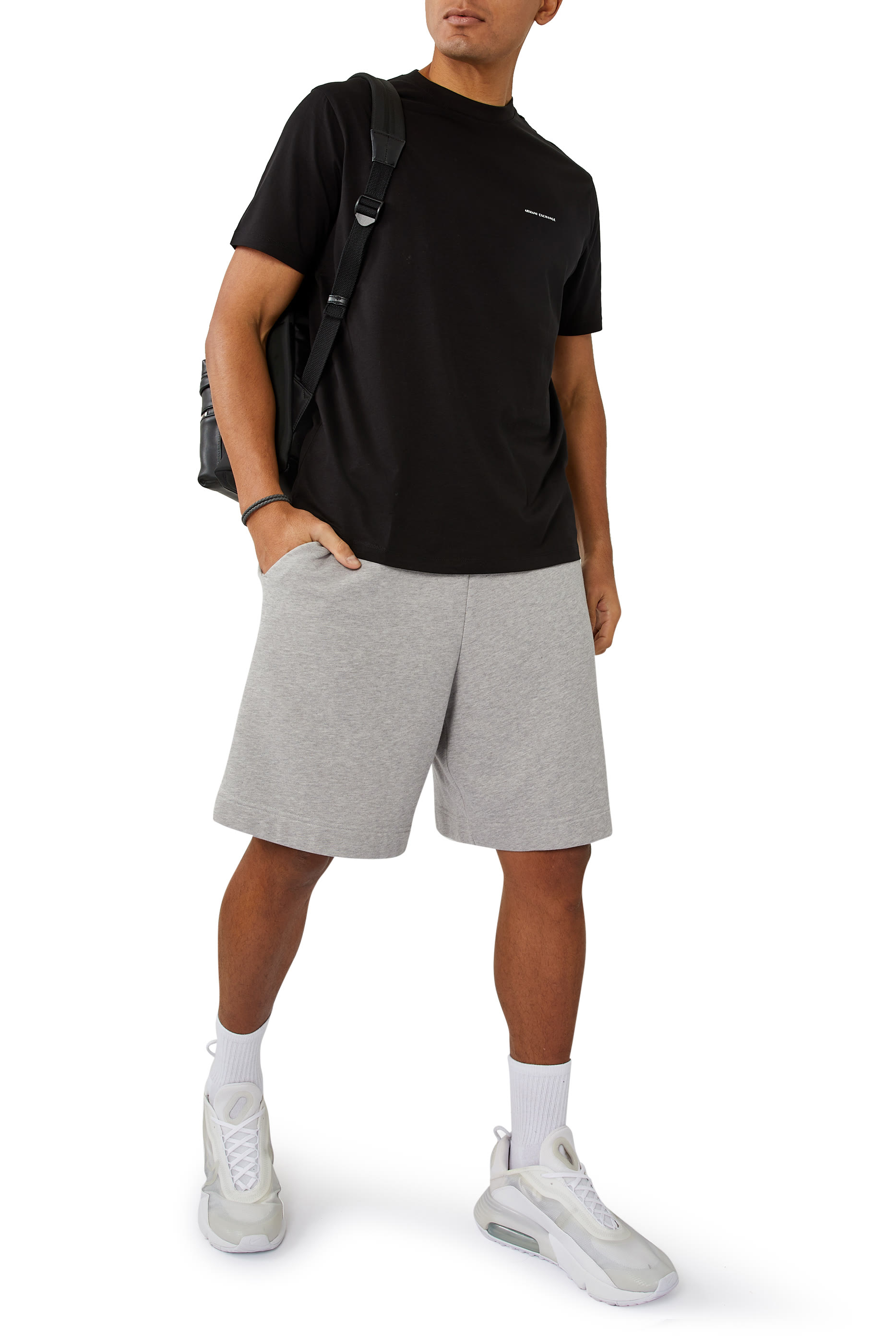 AX Logo Cotton T-Shirt