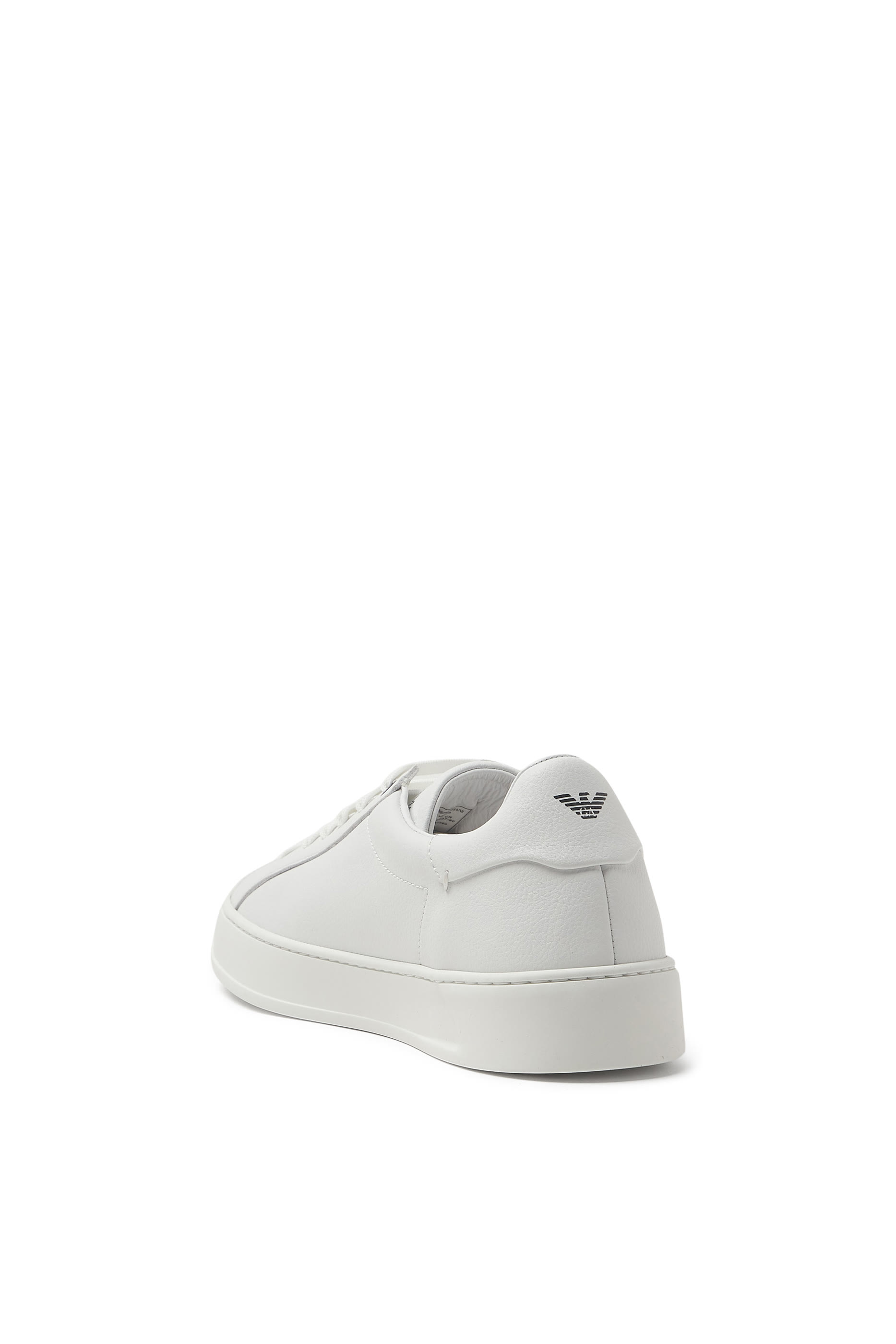 Leather Logo Sneakers