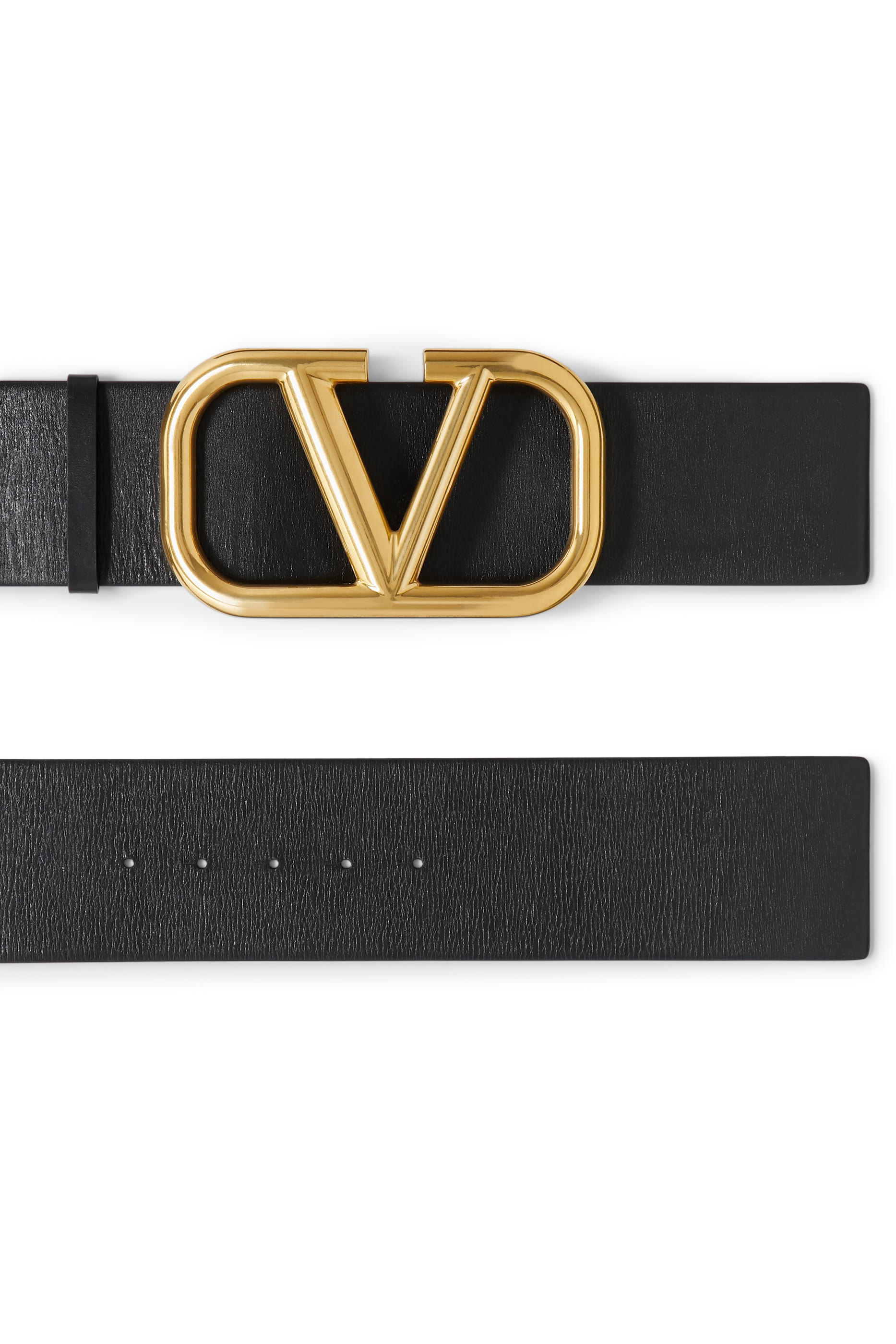 Valentino Garavani V Logo Buckle Belt