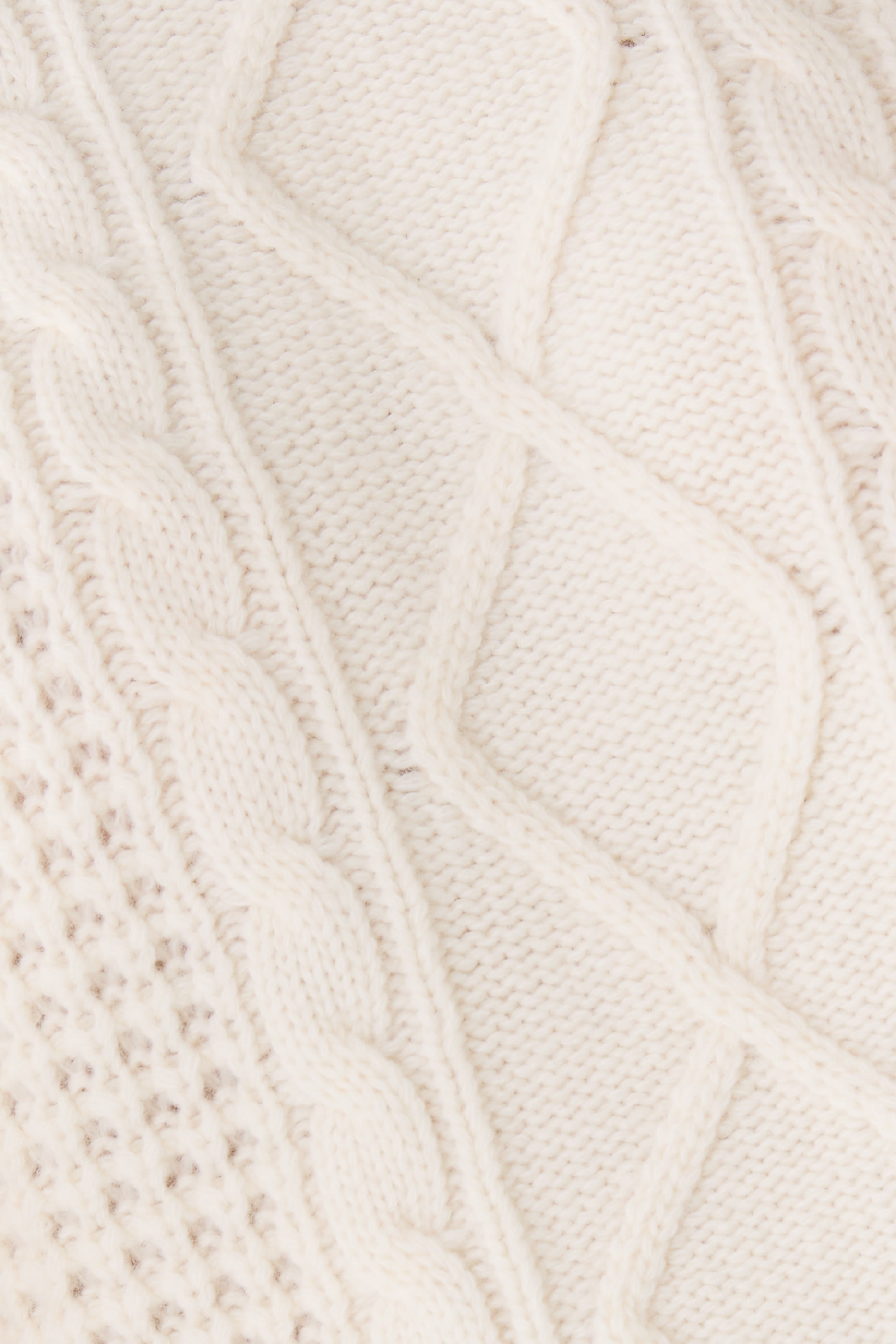 Crystal Cable-Knit Sweater