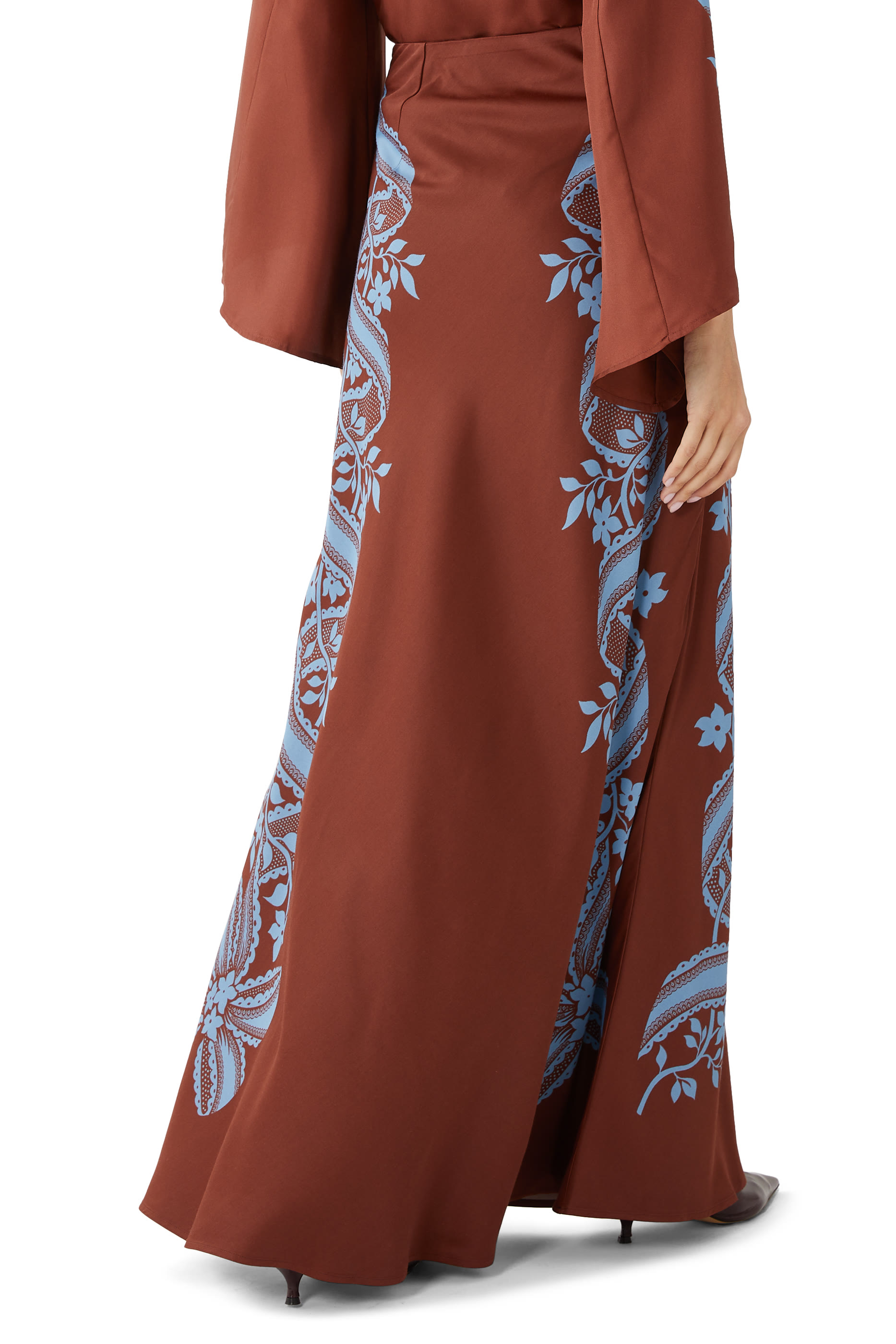 Sleek Satin Maxi Skirt