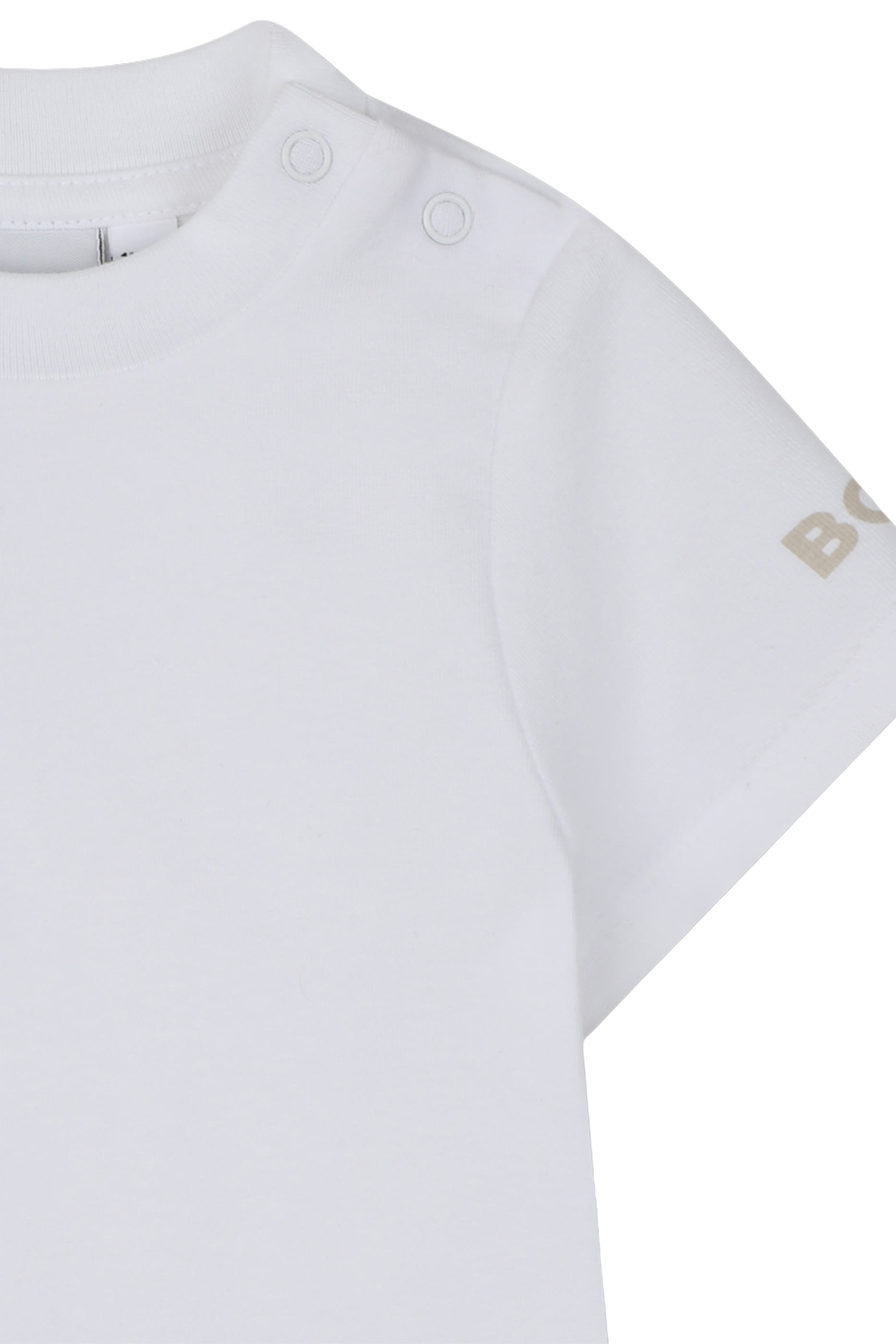 Kids Logo Stripes T-Shirt and Dungarees Set