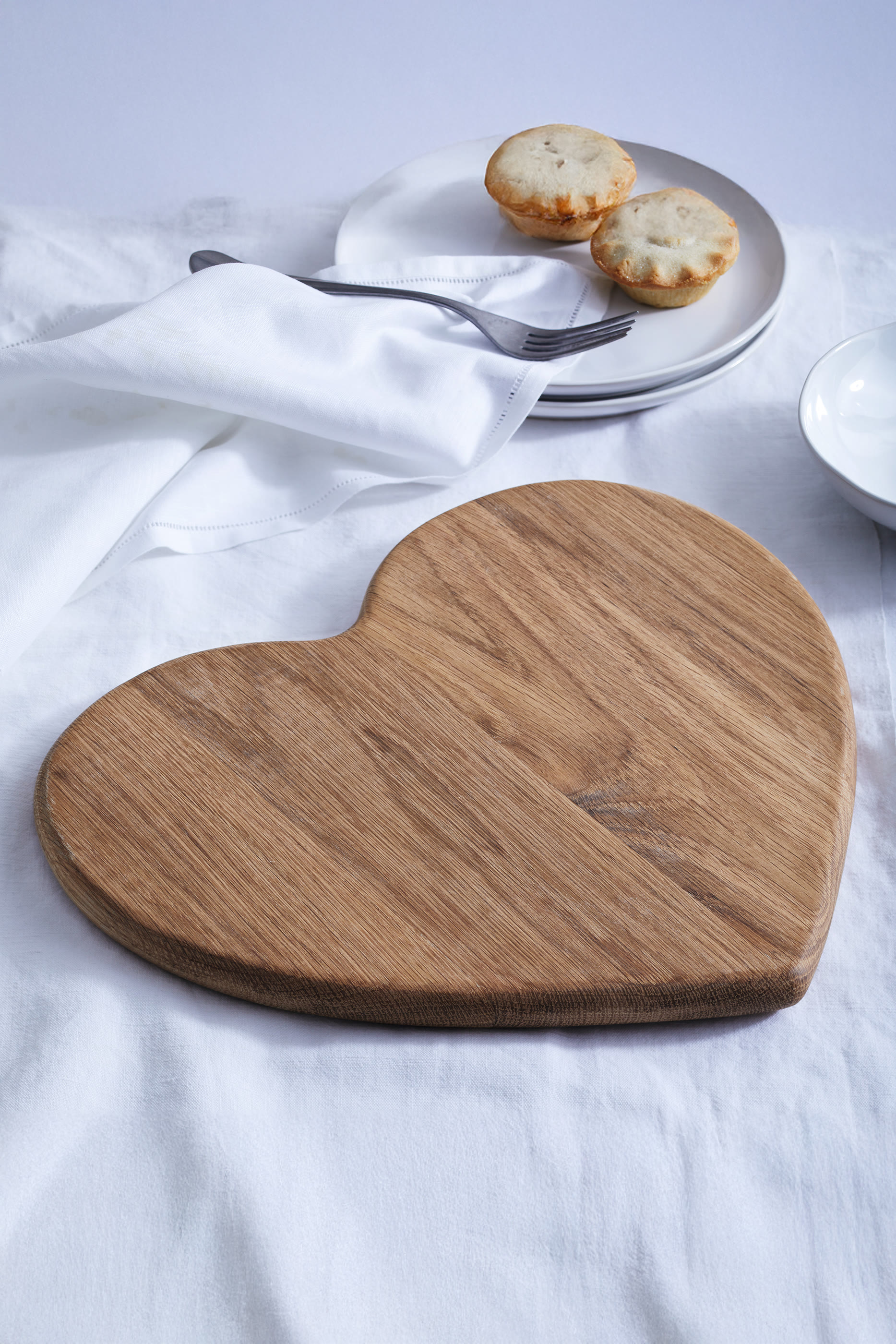 Rustic Heart Oak Wood Board