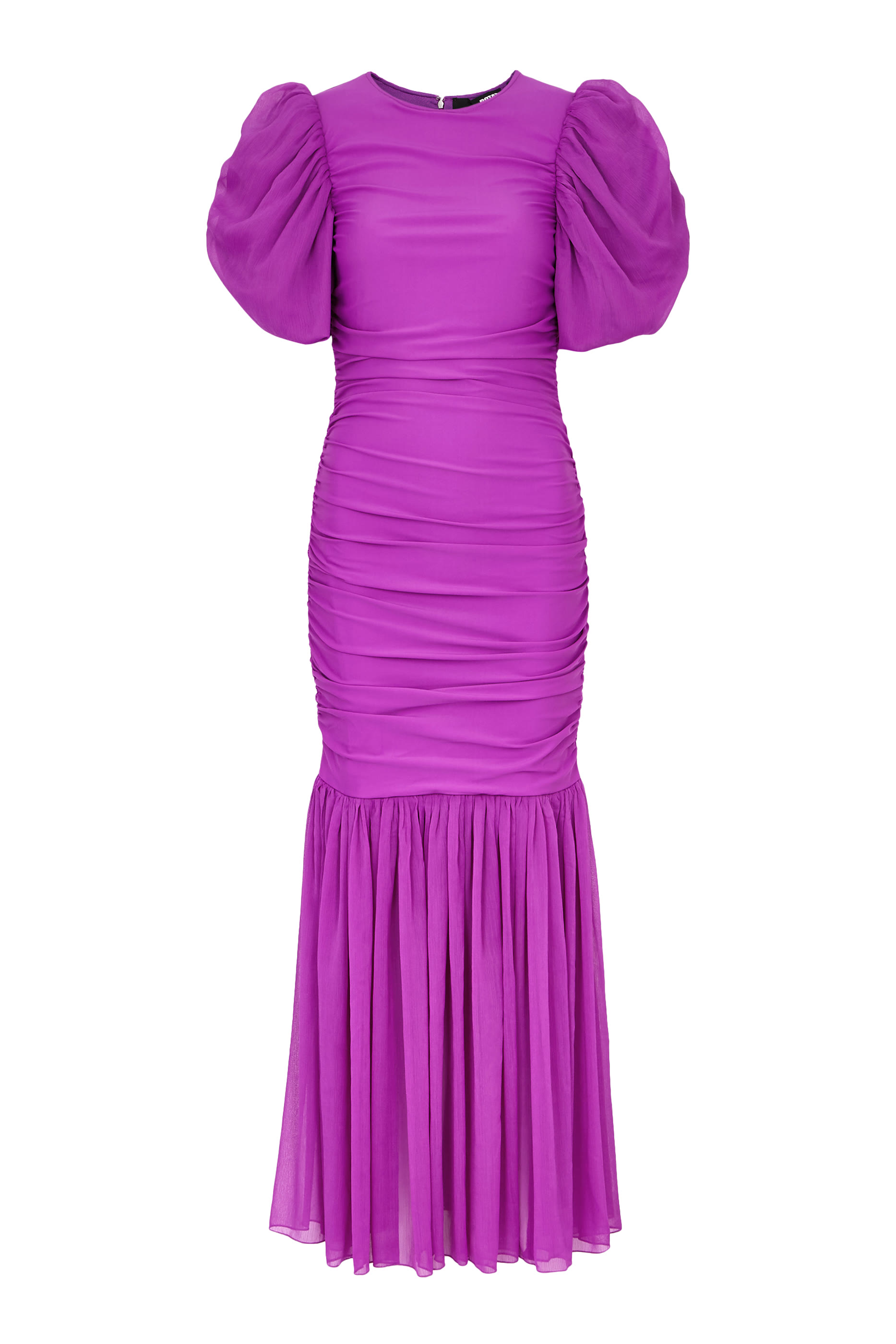 Chiffon Puff Sleeve Dress