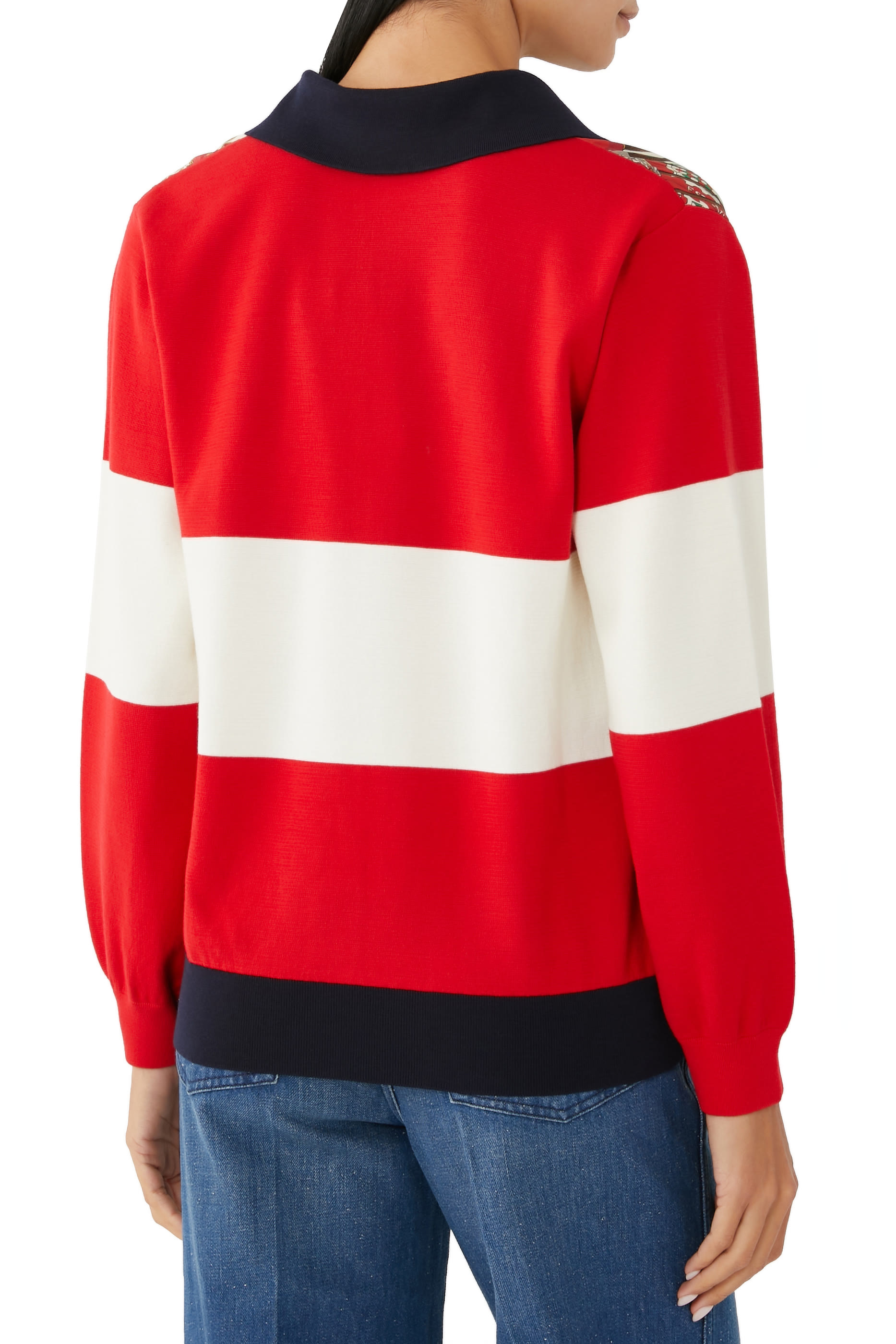 Printed Wool Cardigan